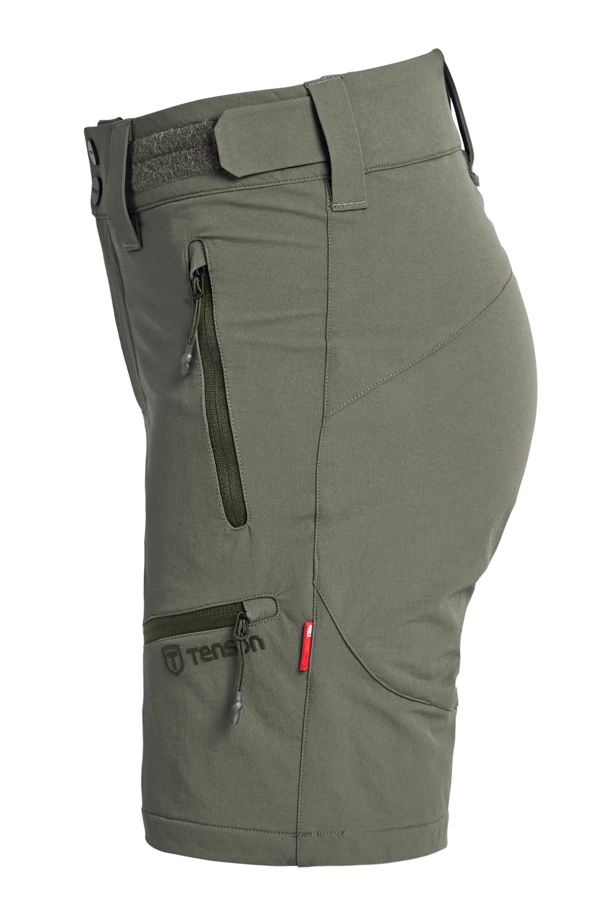 Tenson TXlite Flex Shorts Women Dunkelolivgrün, Produktansicht