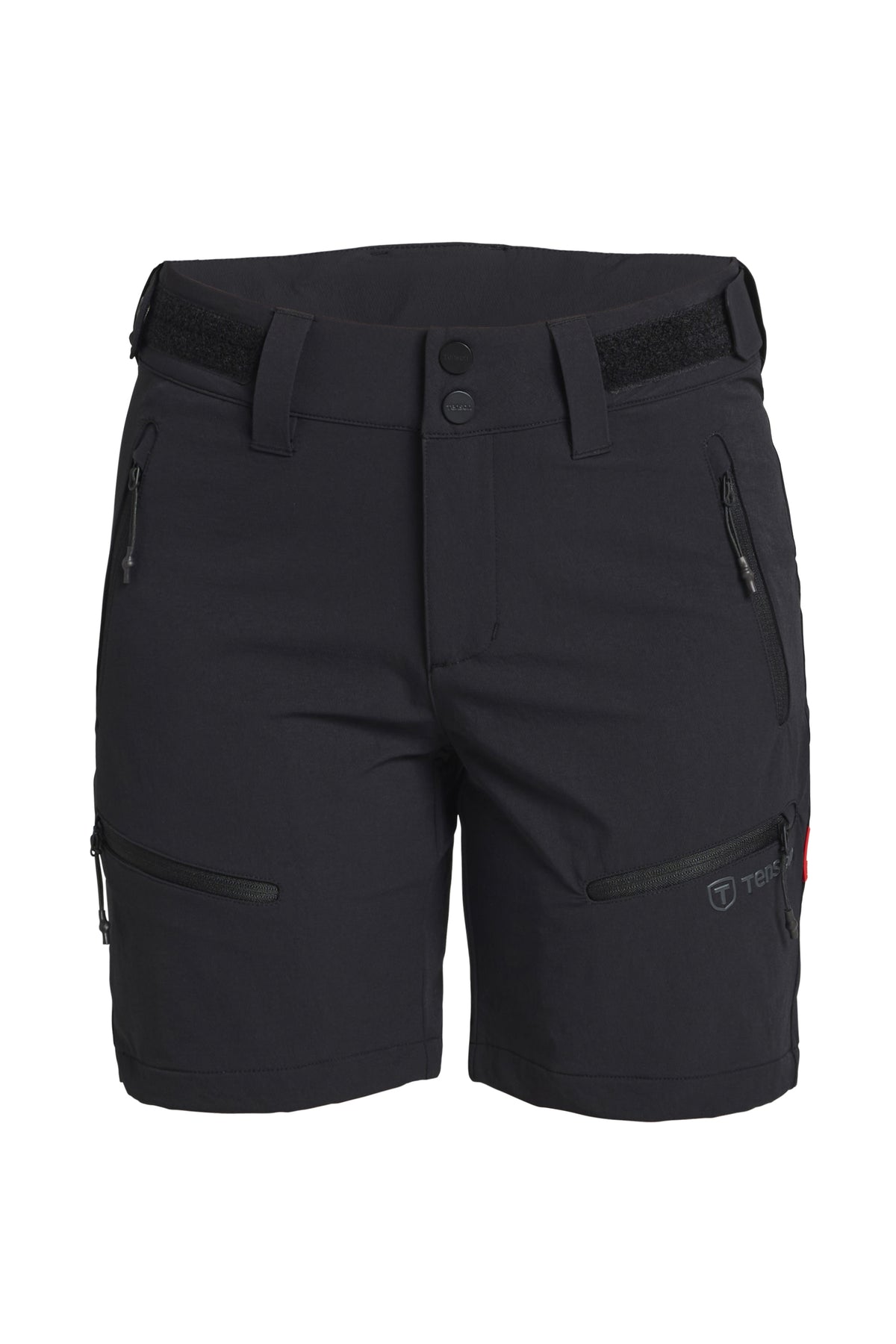 Tenson TXlite Flex Shorts Women Schwarz, Vorderansicht