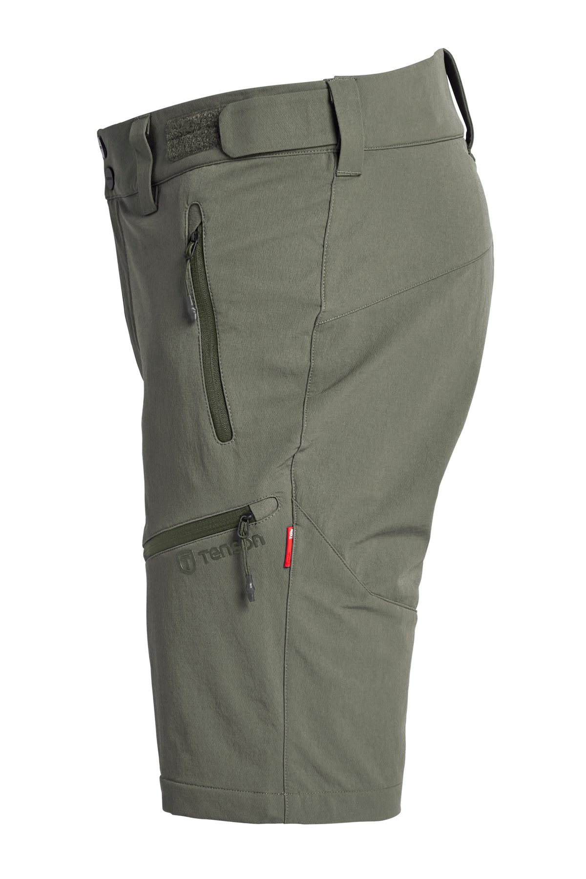 Tenson TXlite Flex Shorts Men Dunkelolivgrün, Produktansicht