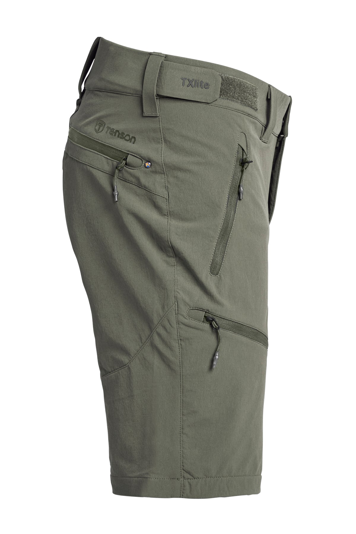 Tenson TXlite Flex Shorts Men Dunkelolivgrün, Produktansicht