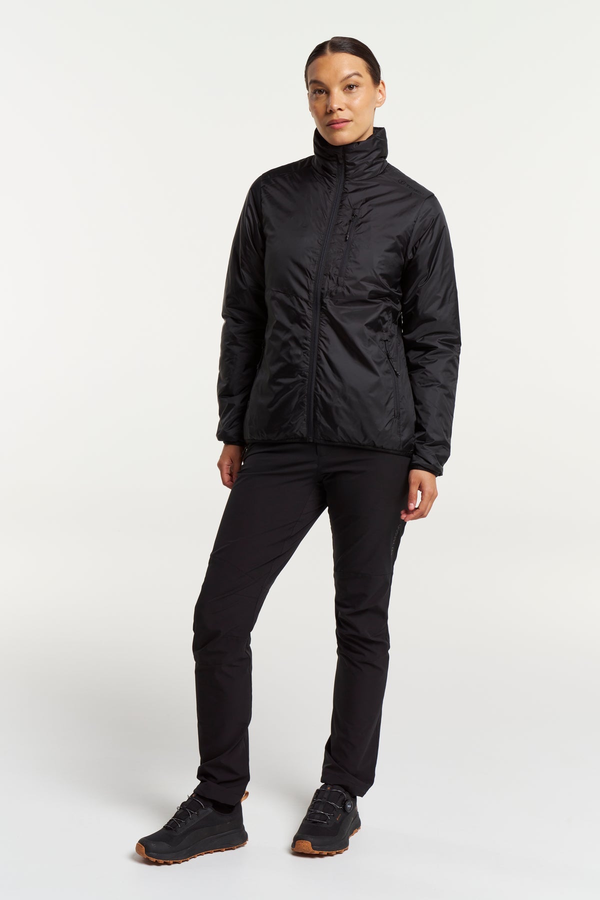 Tenson TXlite Core Puffer Jacket Women Schwarz, Produktansicht