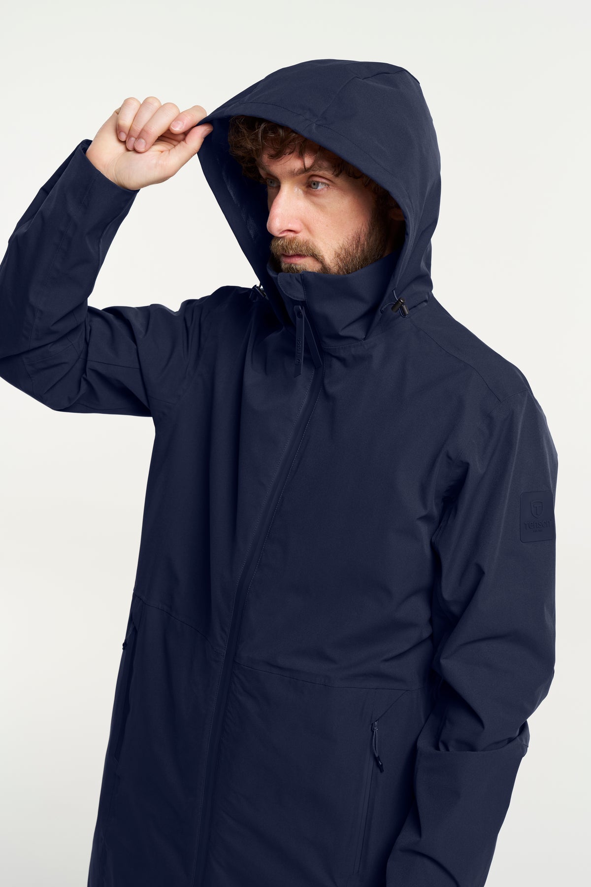 Tenson Cloudburst Coat Men Dunkelmarineblau, Produktansicht
