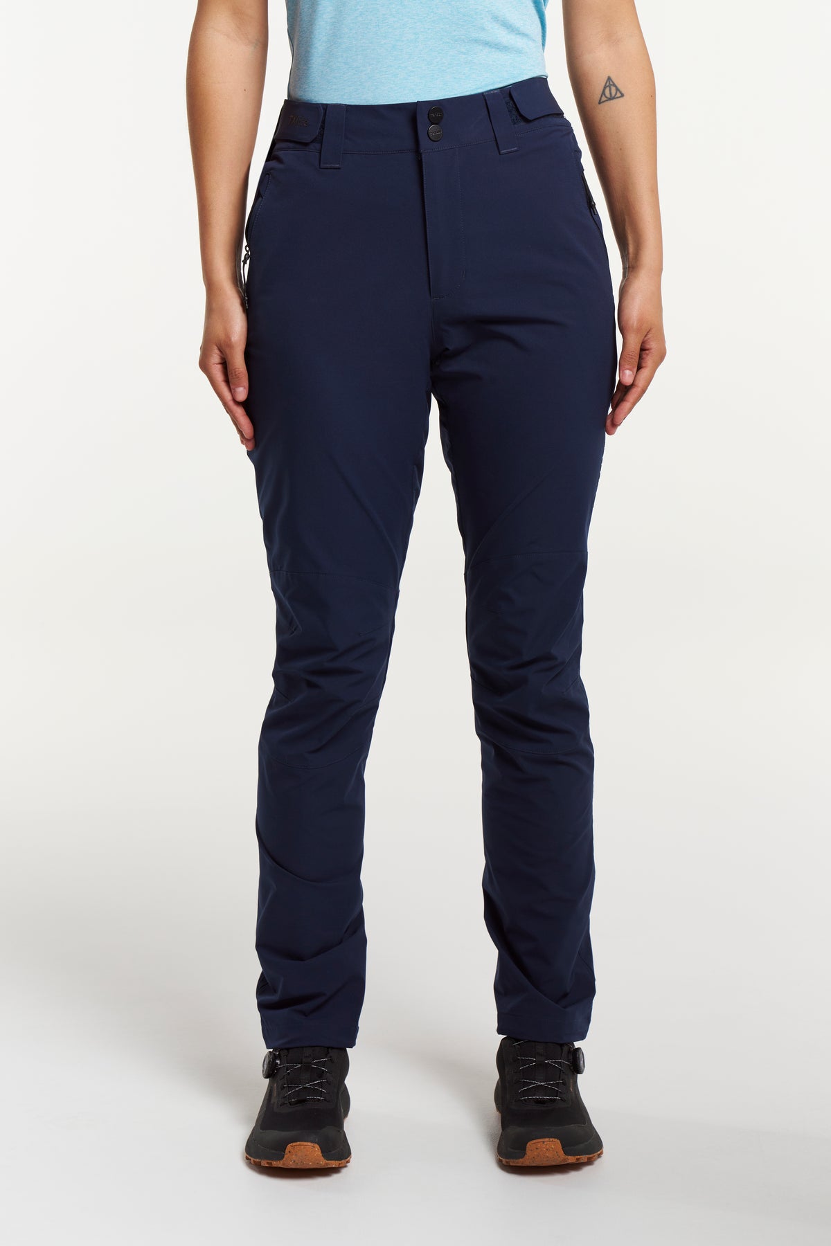 Tenson TXlite Stretch Pants Women Dunkelmarineblau, Vorderansicht