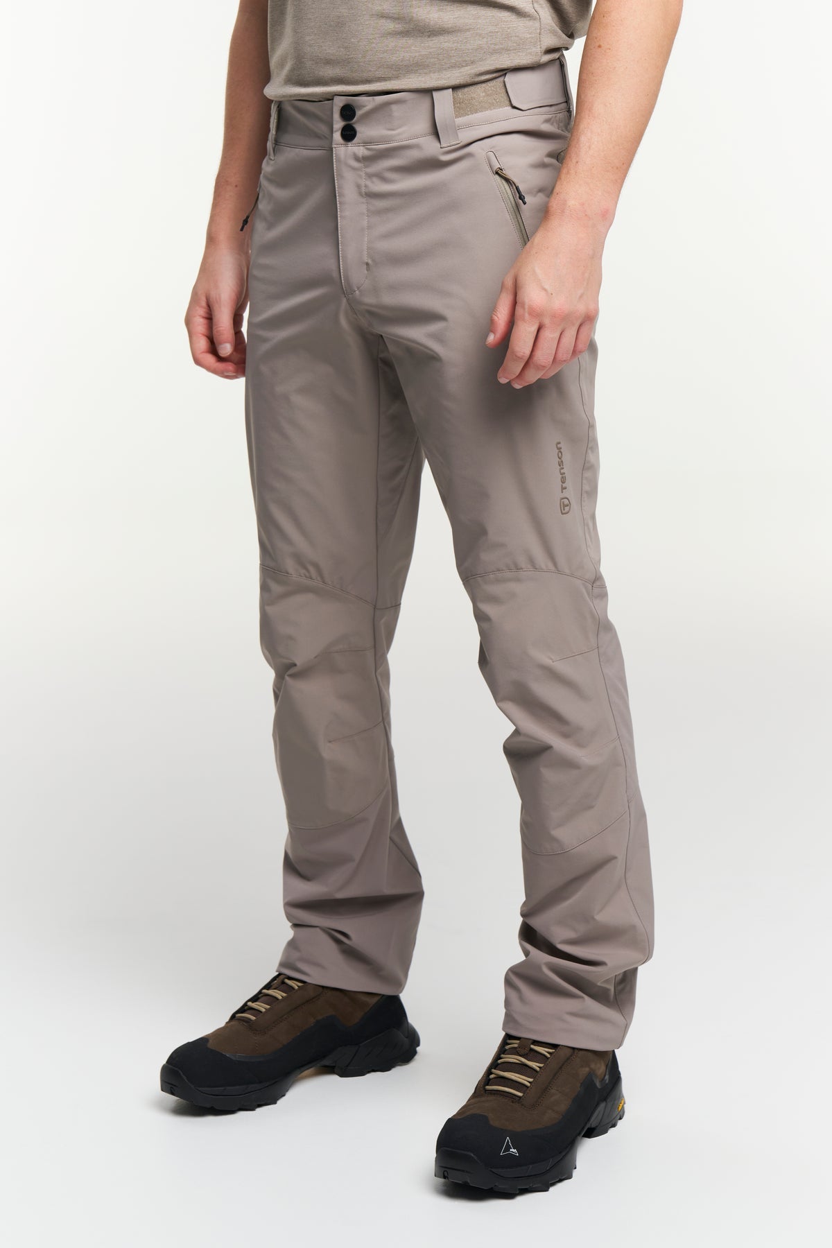 Tenson TXlite Stretch Pants Men Taupe, Vorderansicht