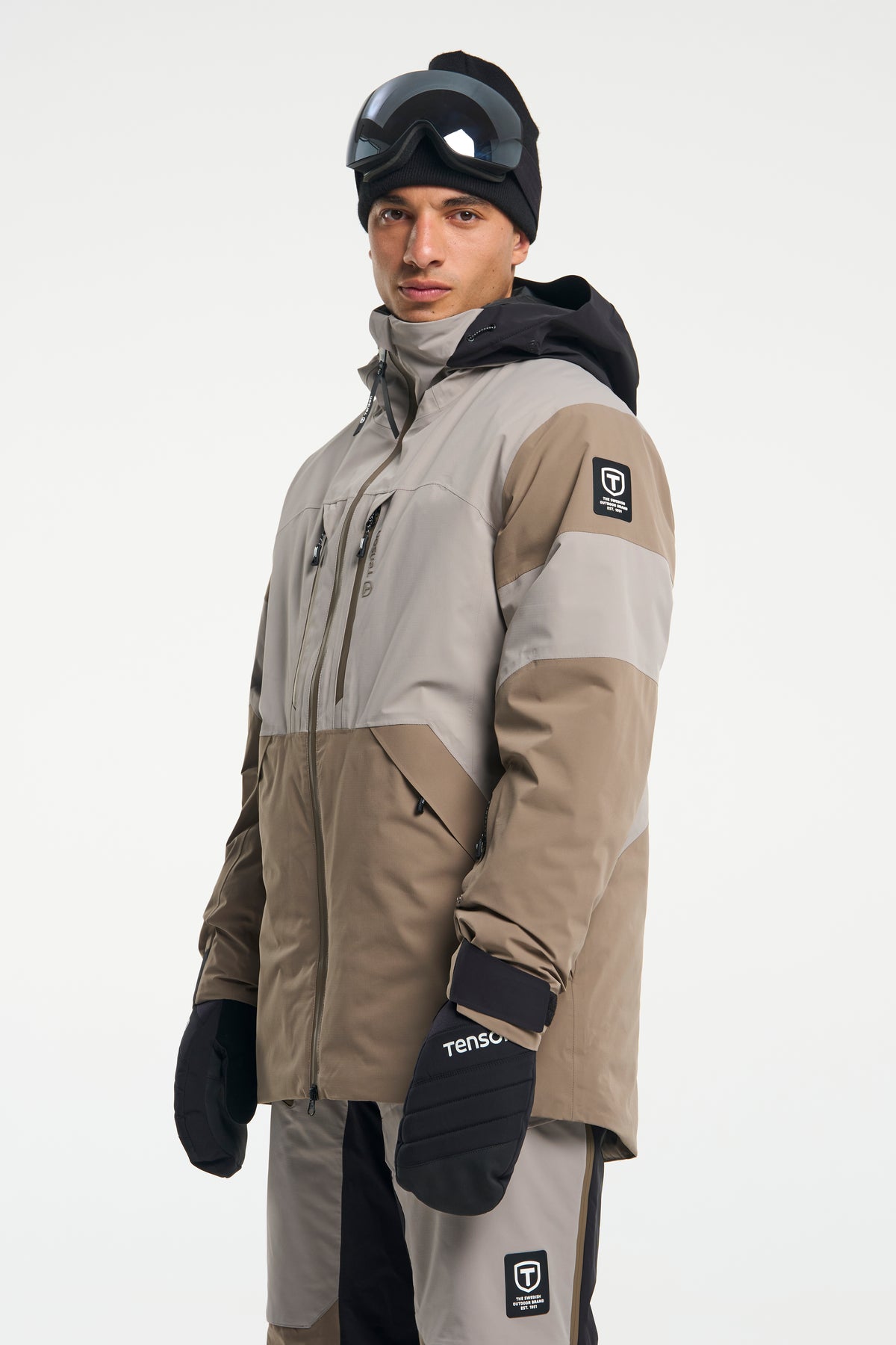 Tenson Aero XX Ski Jacket Men Taupe, Produktansicht