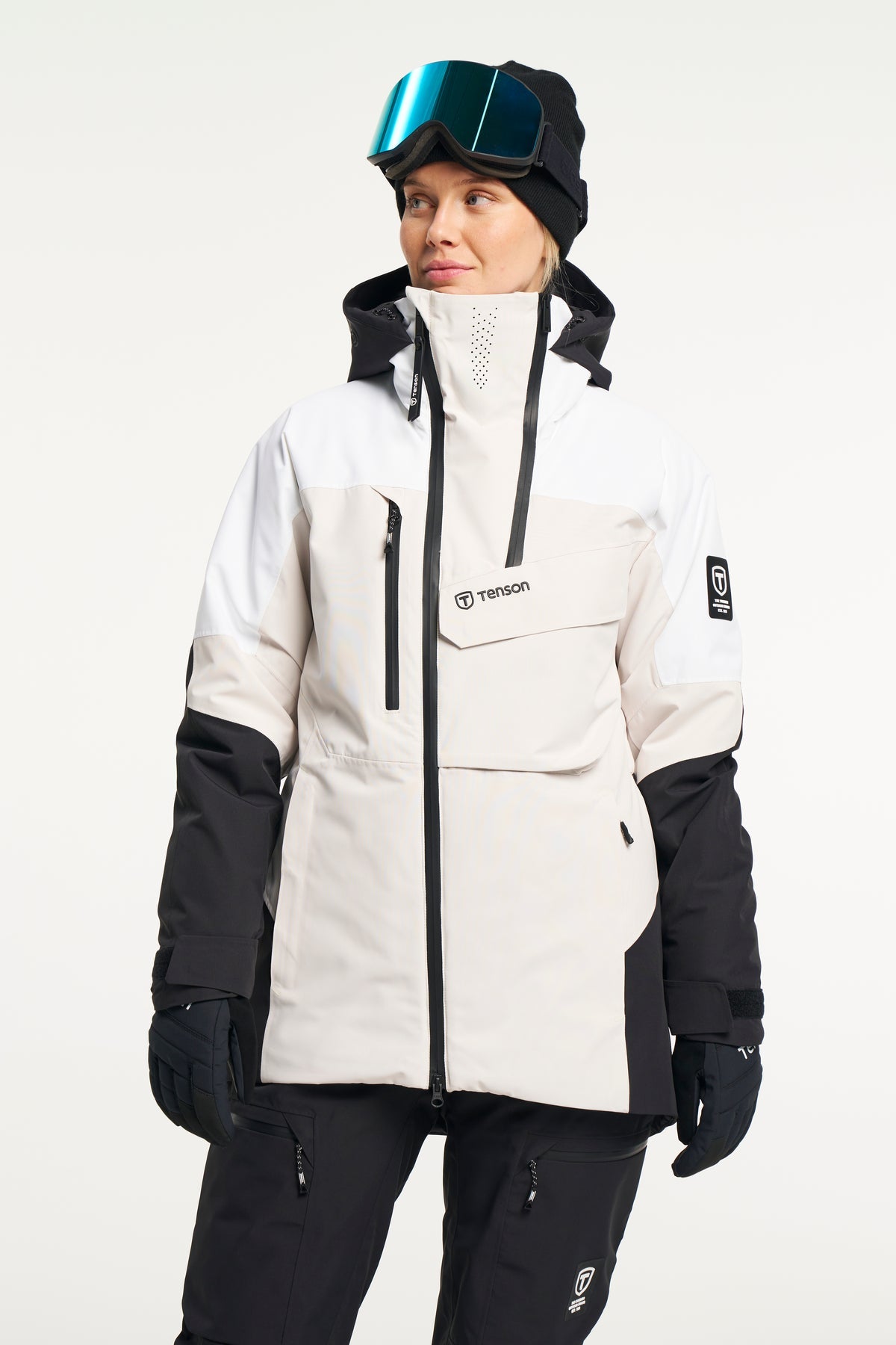 Tenson Aeron Ski Jacket Women Wollweiß, Produktansicht