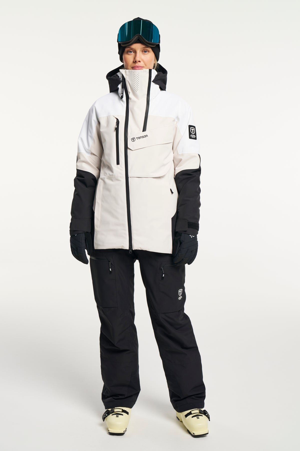 Tenson Aeron Ski Jacket Women Wollweiß, Produktansicht