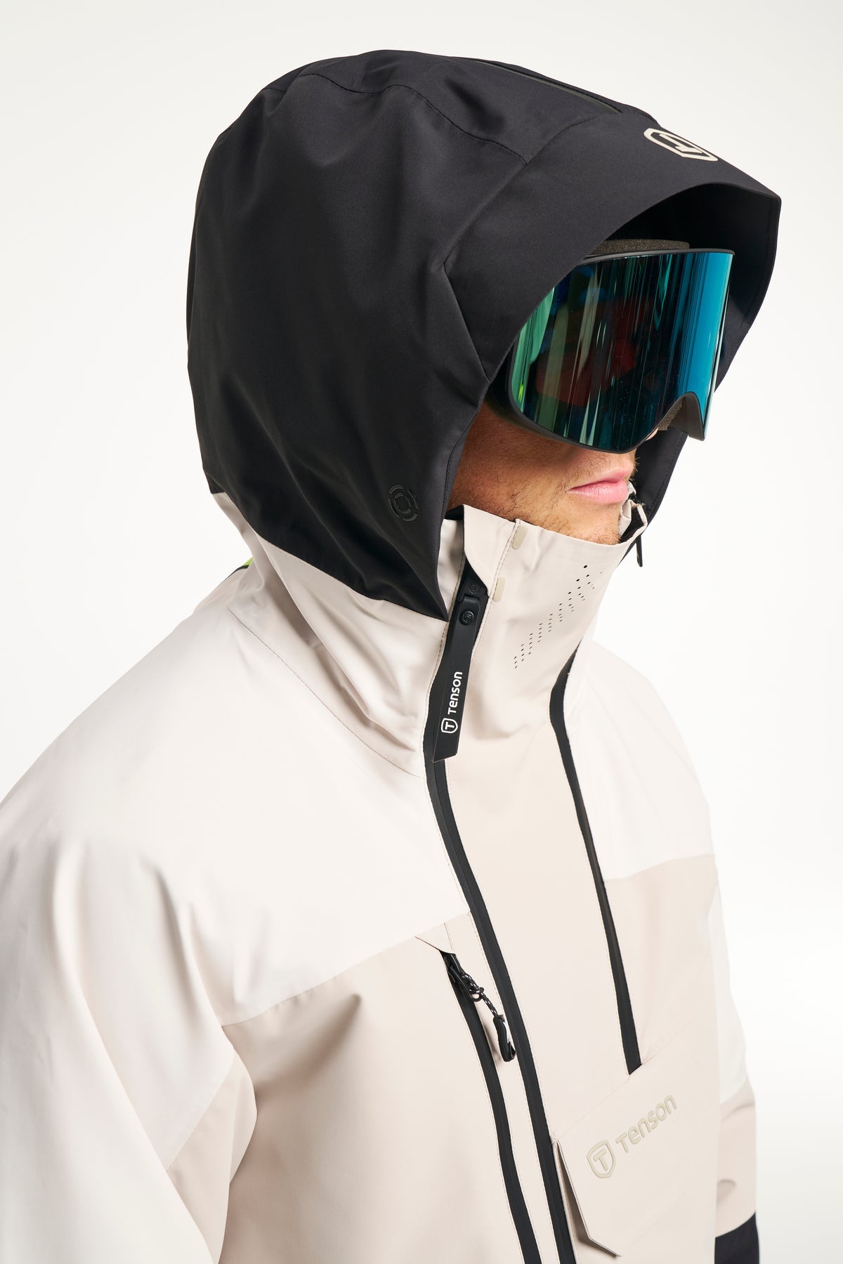 Tenson Aeron Ski Jacket Men Sand, Produktansicht