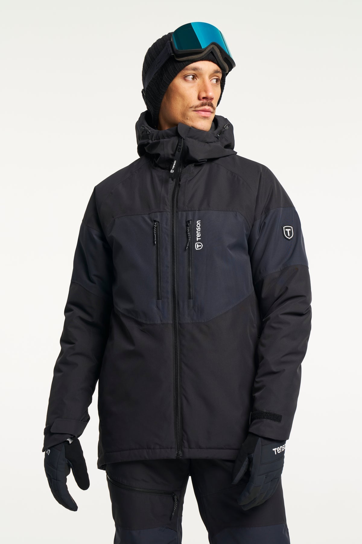 Tenson Kiroro Ski Jacket Men Schwarz, Produktansicht