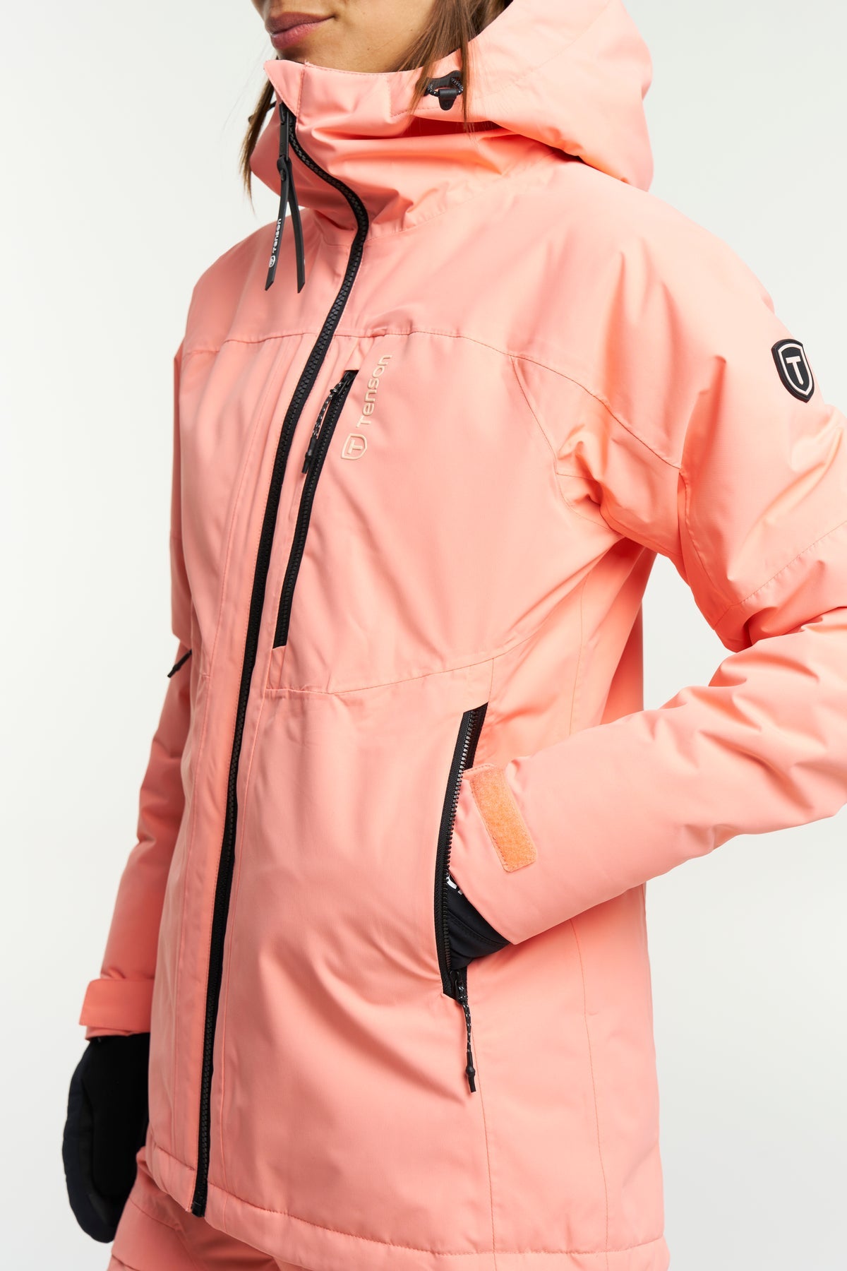 Tenson Niseko Ski Jacket Women Pfirsich, Produktansicht