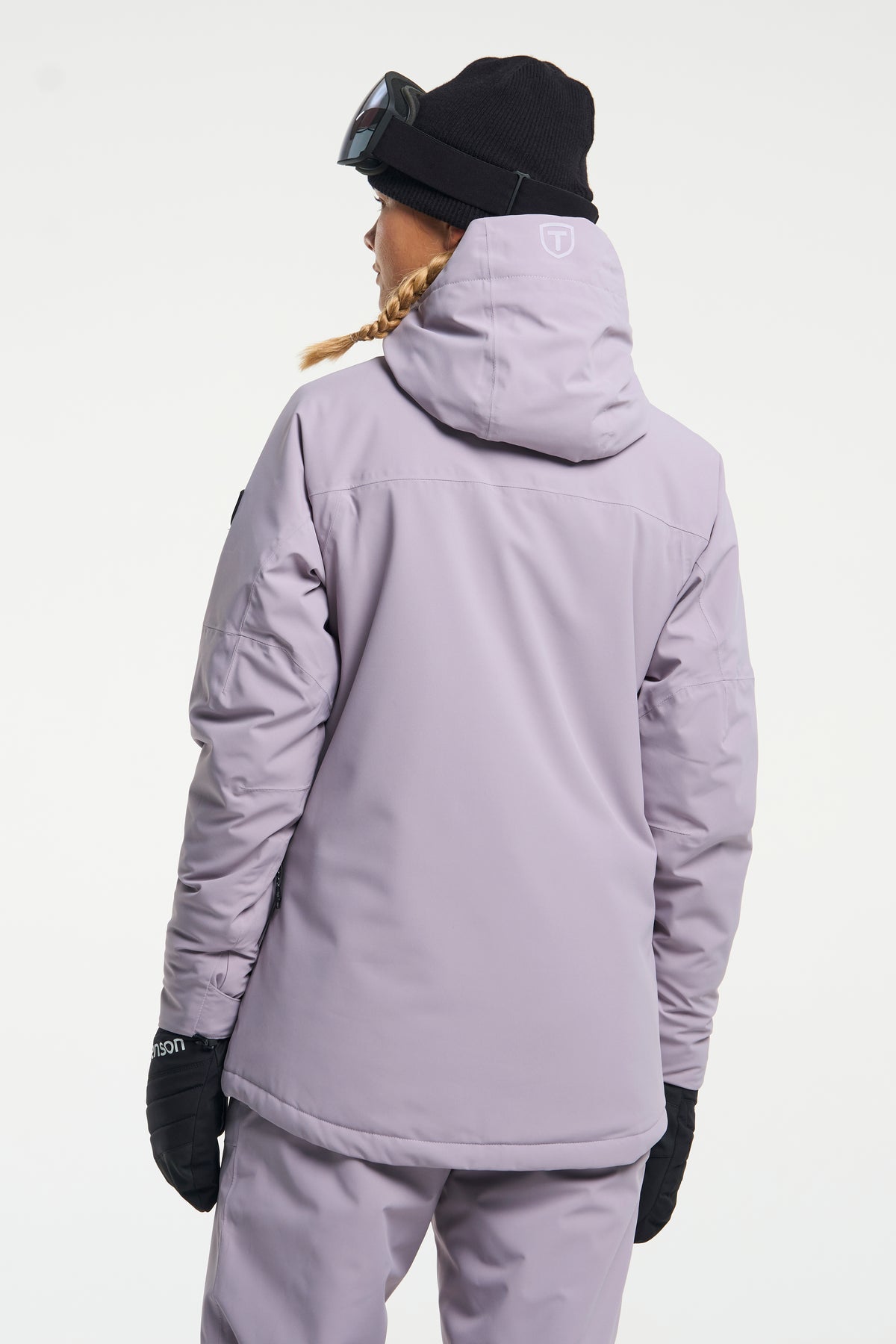 Tenson Niseko Ski Jacket Women Grey Purple, Produktansicht