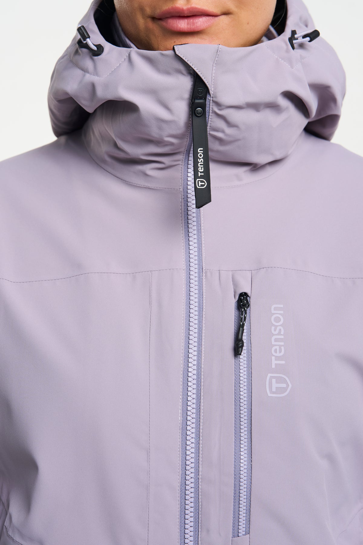 Tenson Niseko Ski Jacket Women Grey Purple, Produktansicht