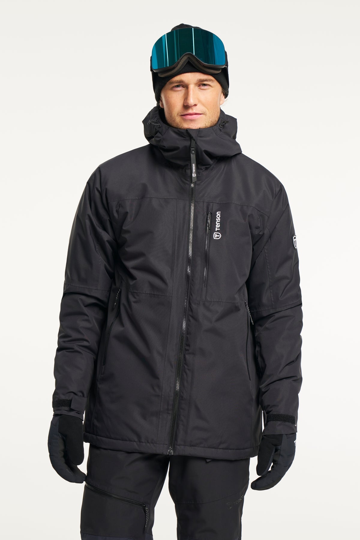 Tenson Niseko Ski Jacket Men Schwarz, Produktansicht