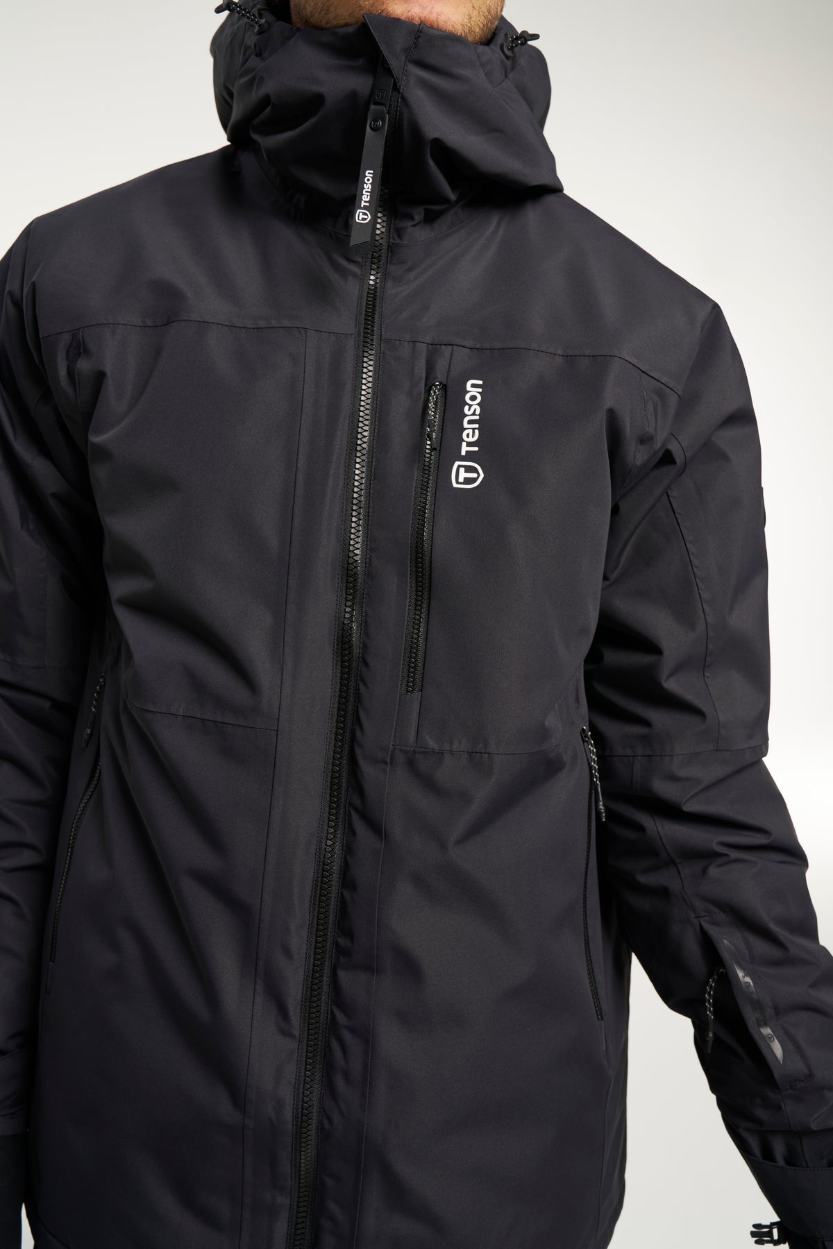 Tenson Niseko Ski Jacket Men Schwarz, Produktansicht