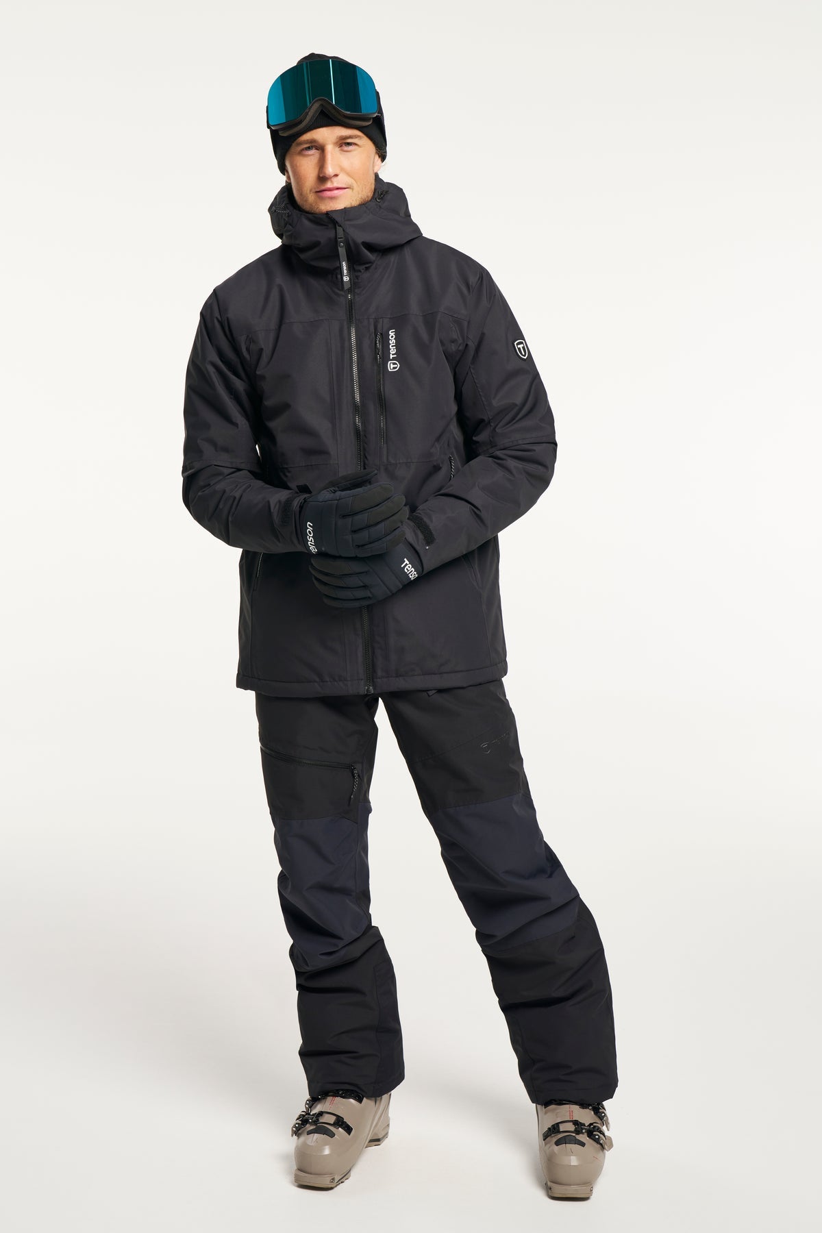 Tenson Niseko Ski Jacket Men Schwarz, Produktansicht