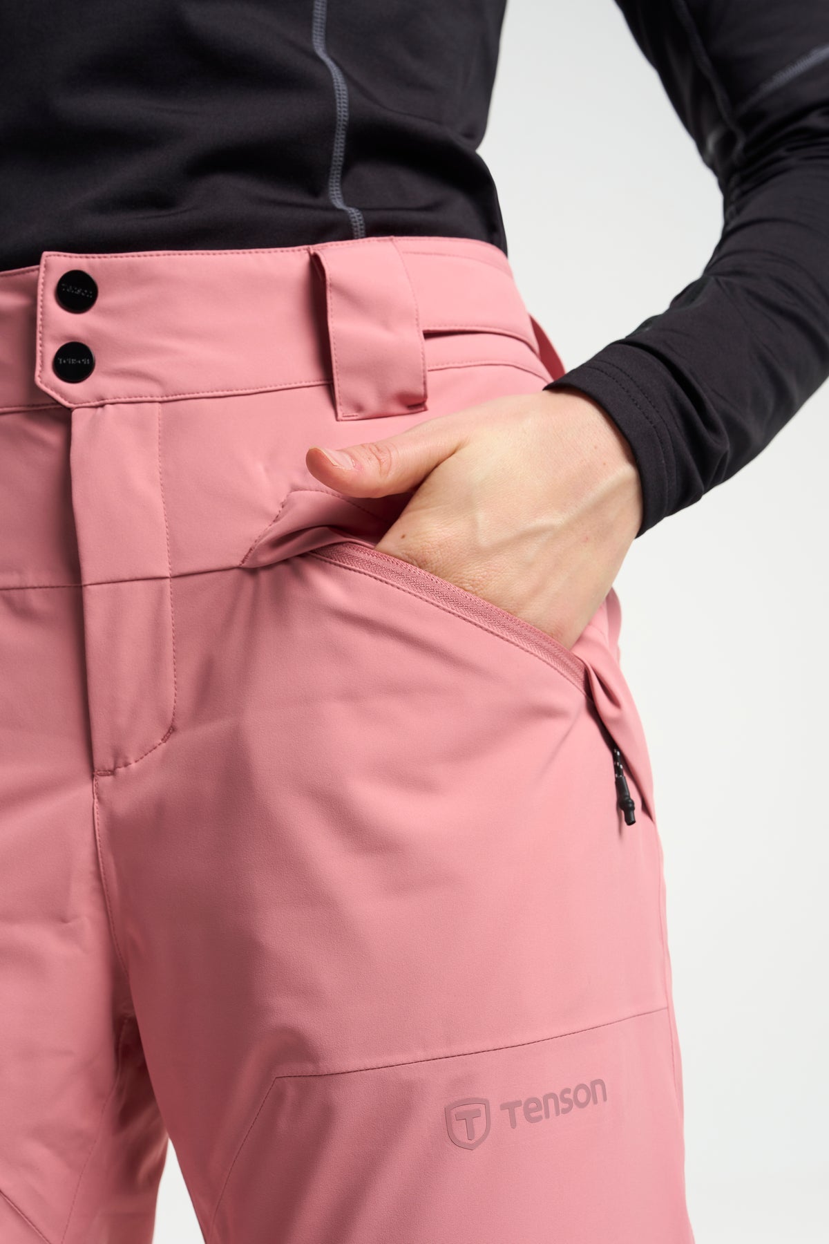 Tenson Niseko Ski Pants Women Rosa, Produktansicht