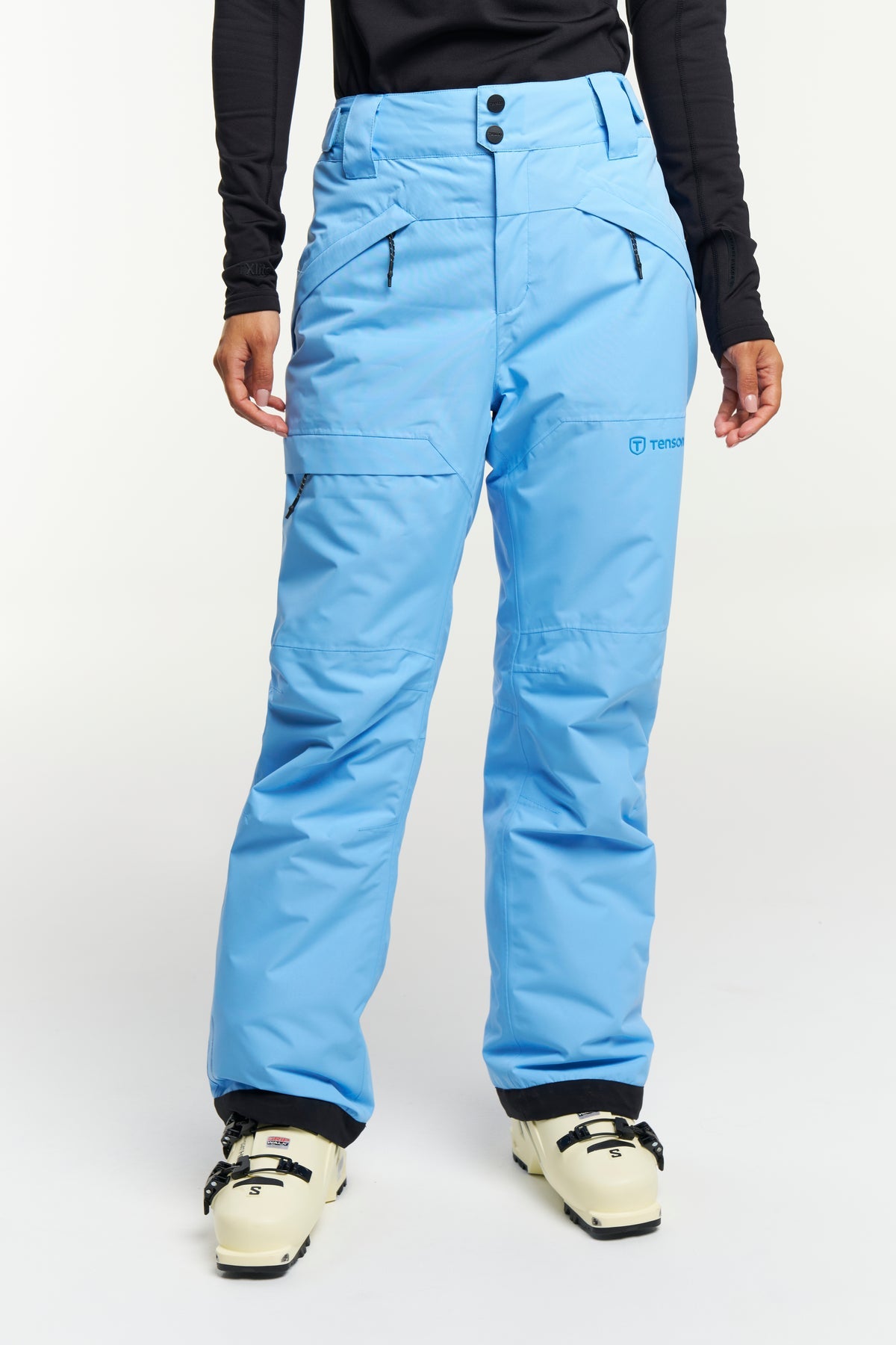 Tenson Niseko Ski Pants Women Hellblau, Vorderansicht