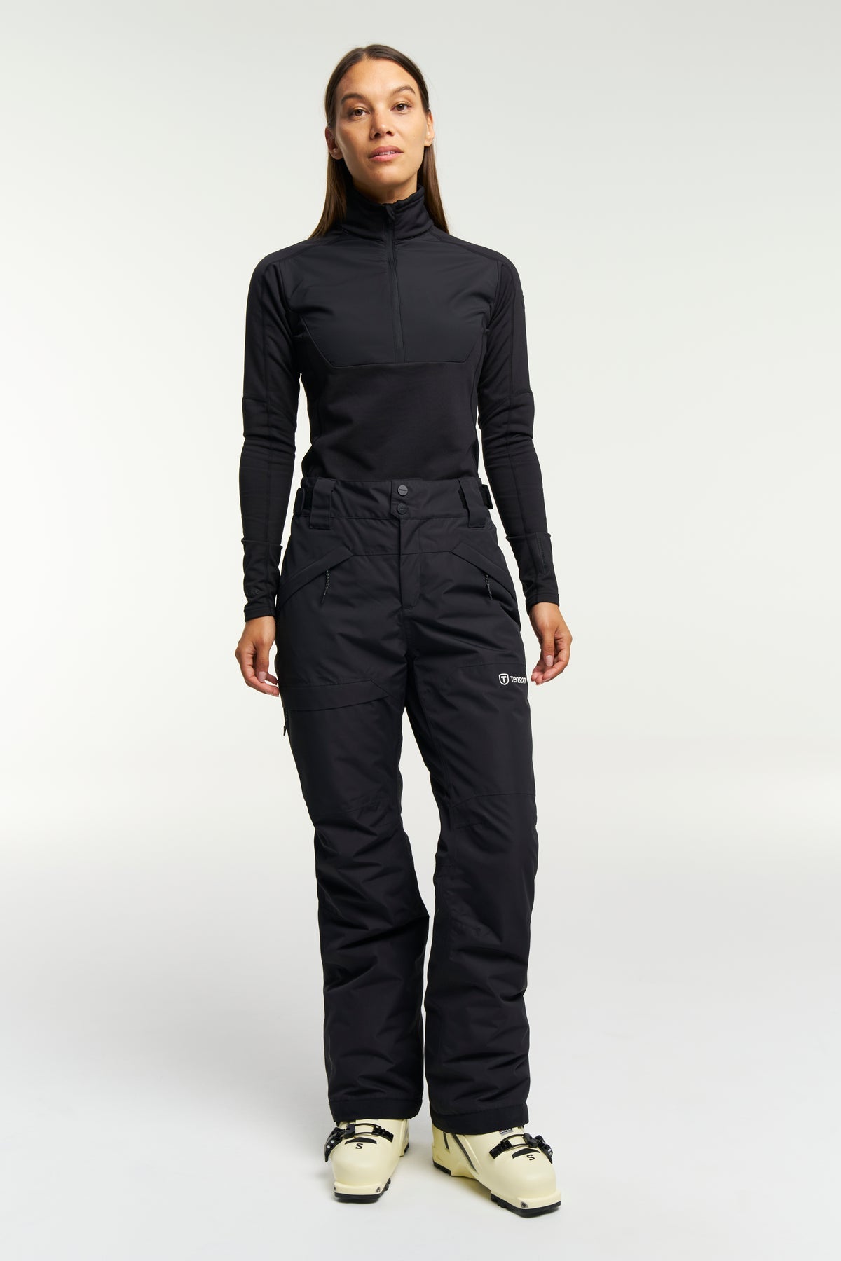 Tenson Niseko Ski Pants Women Schwarz, Produktansicht