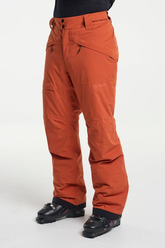 Tenson Niseko Ski Pants Men Dunkelorange, Produktansicht