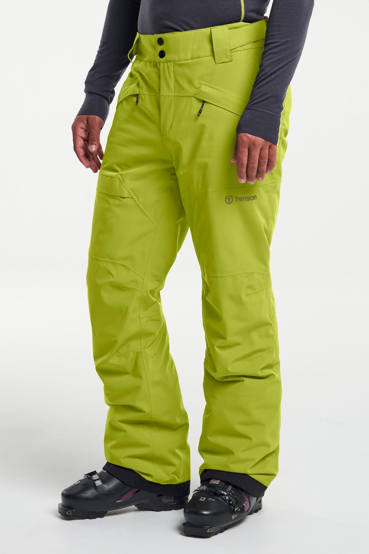 Tenson Niseko Ski Pants Men Grün, Vorderansicht