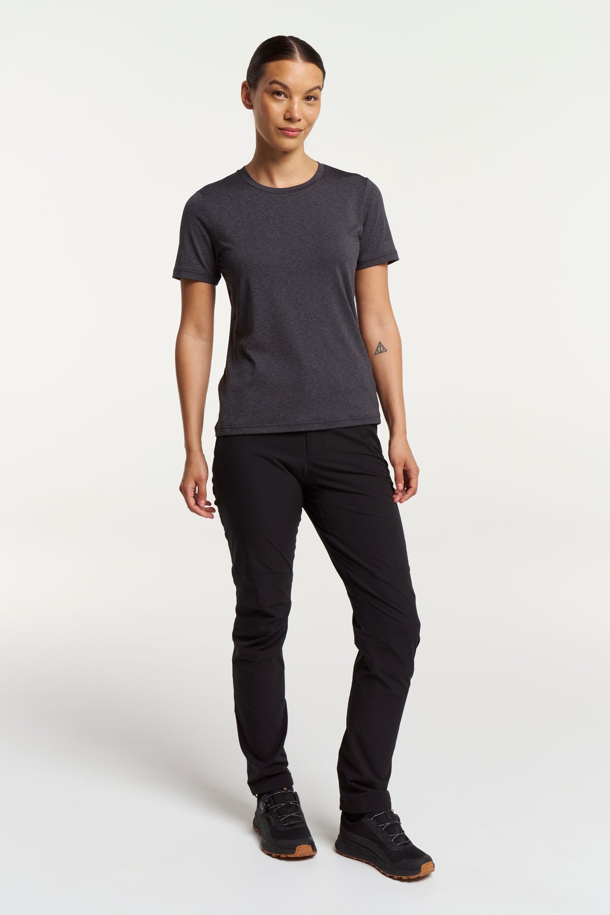 Tenson TXlite Tee Women Schwarz, Produktansicht