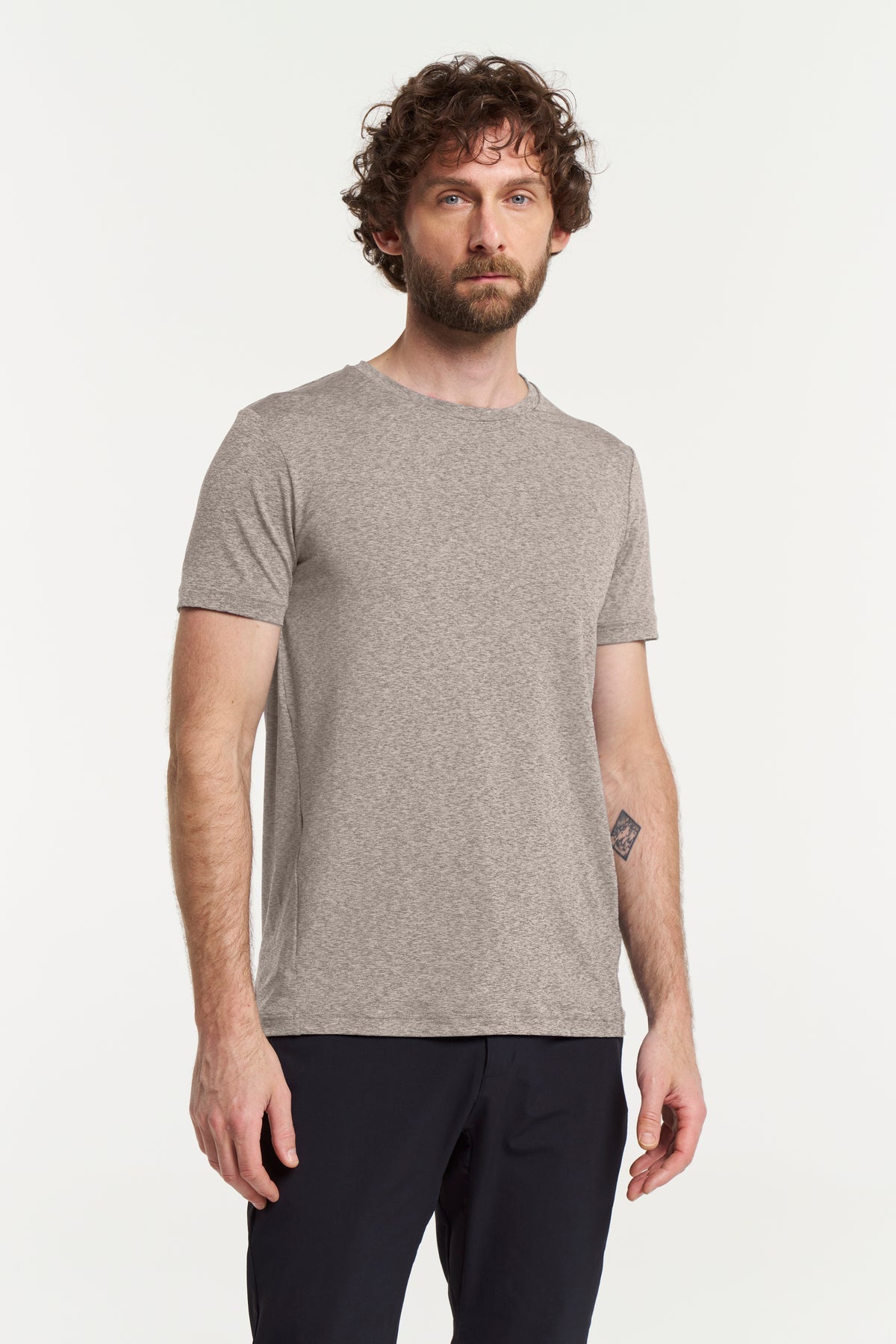 Tenson TXlite Tee Men Taupe, Produktansicht