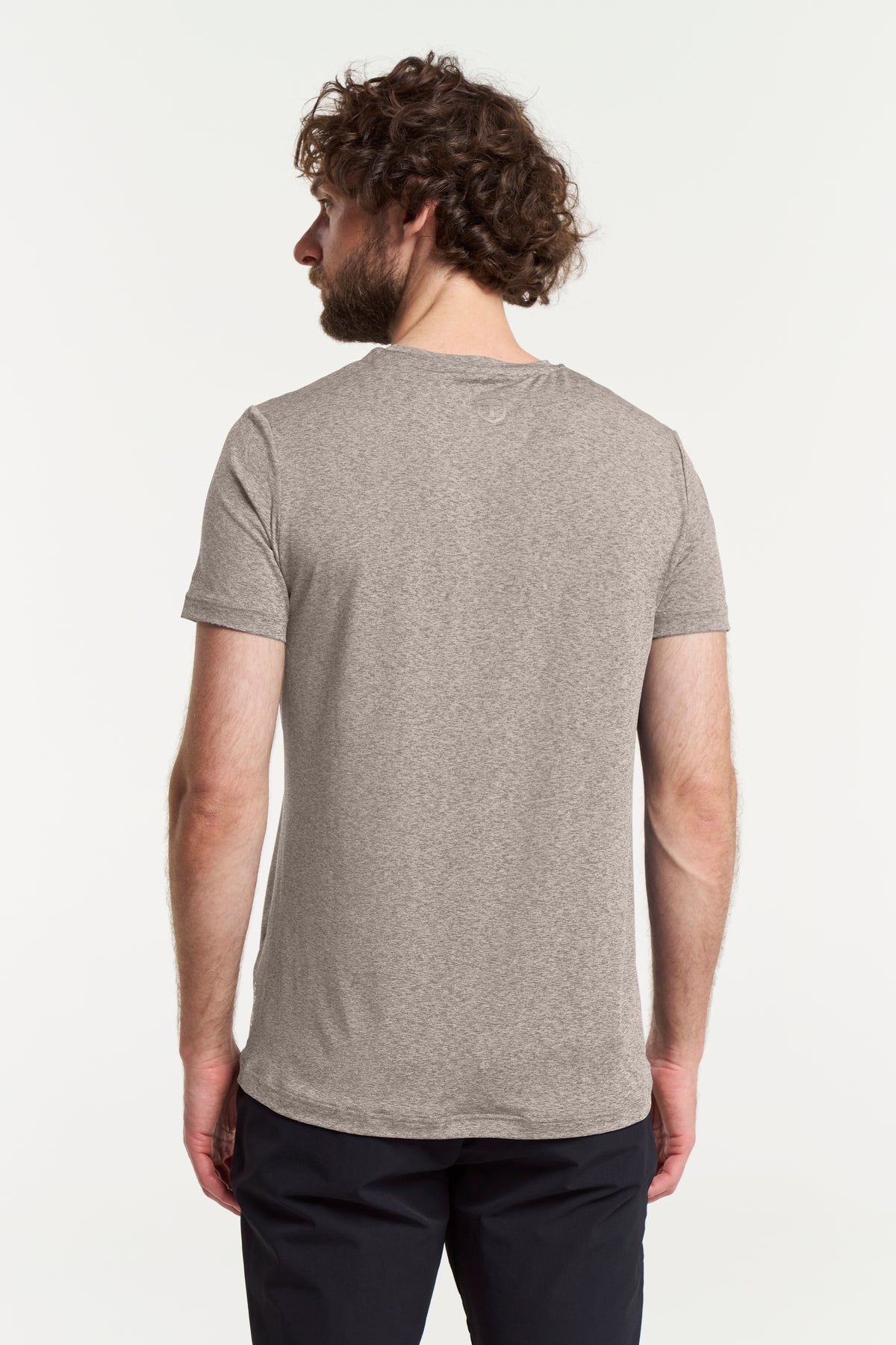 Tenson TXlite Tee Men Taupe, Rückansicht