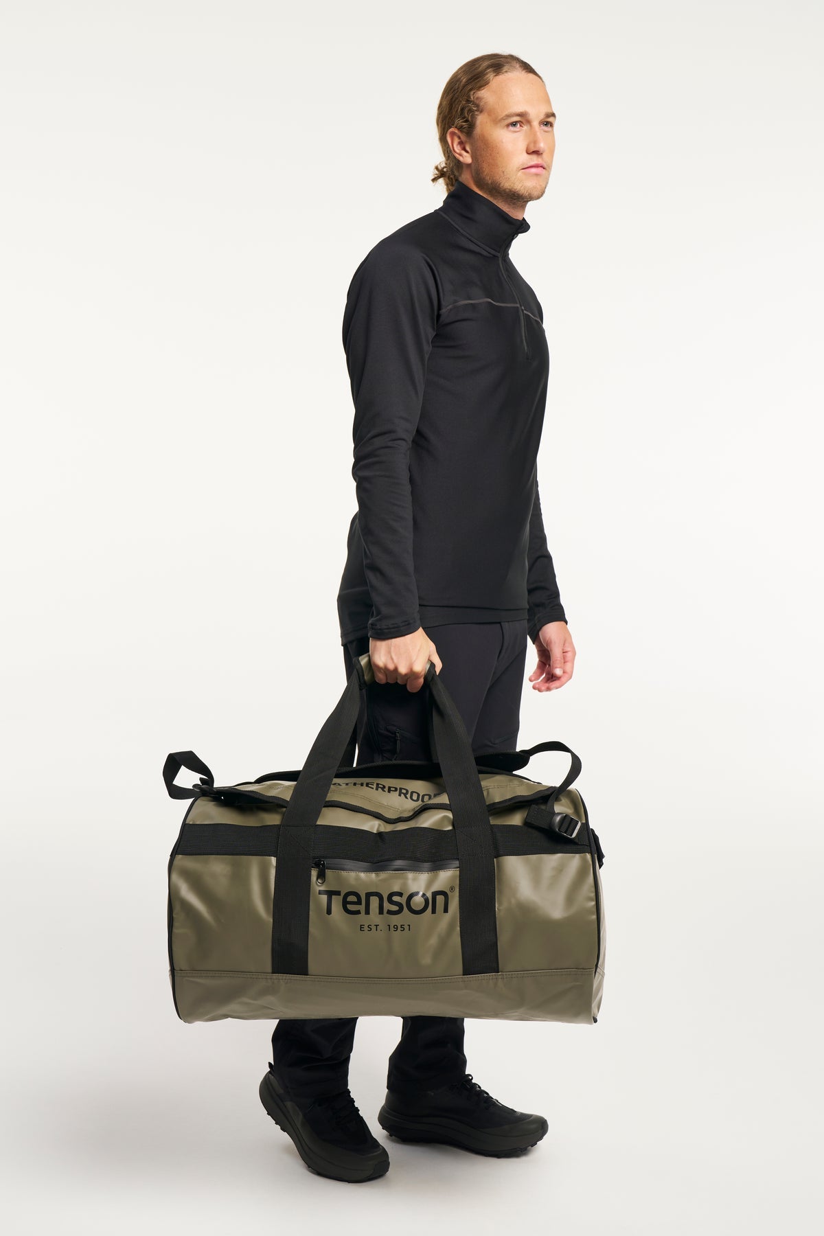 Tenson Weatherproof Duffel 65L Olivgrün, Produktansicht