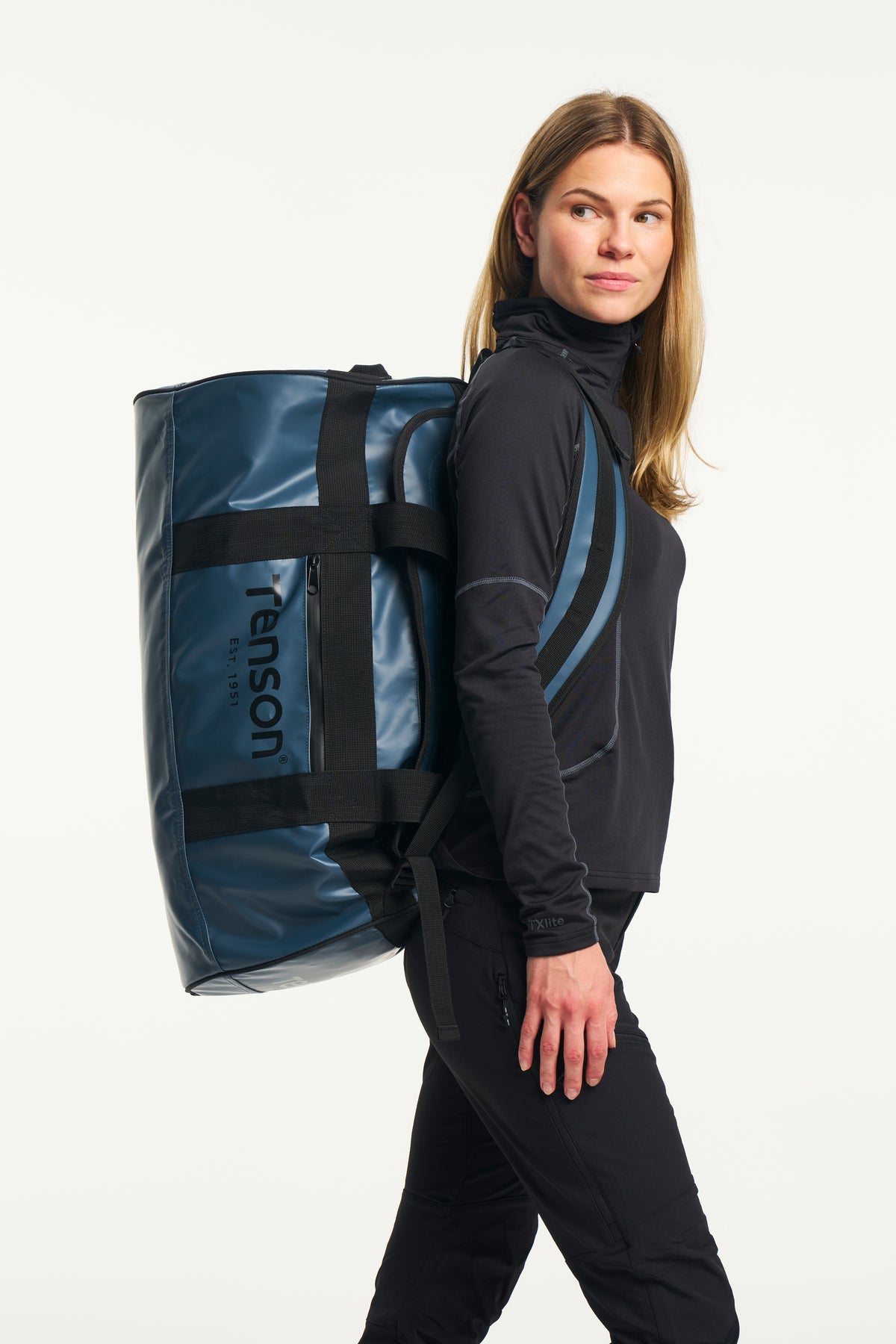 Tenson Weatherproof Duffel 65L Dunkelblau, Produktansicht