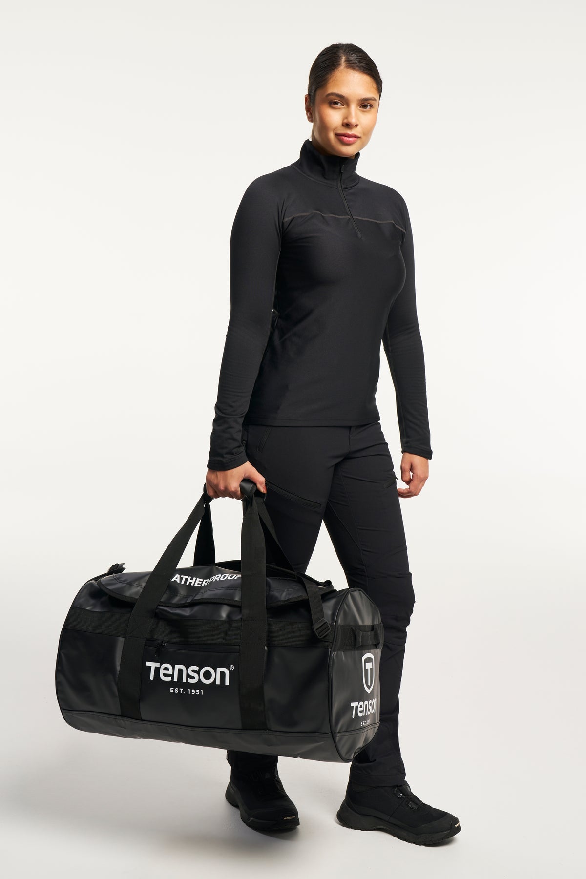 Tenson Weatherproof Duffel 65L Schwarz, Produktansicht