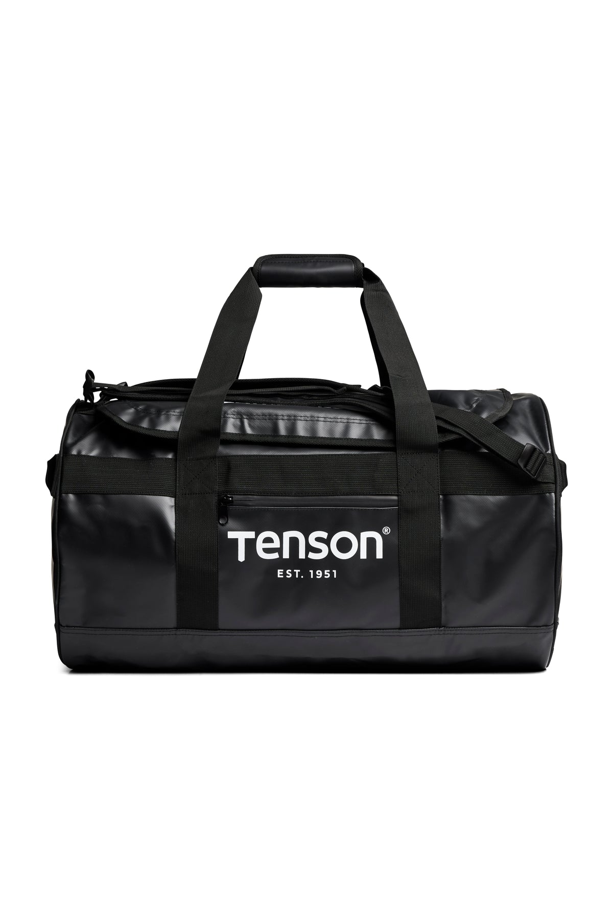 Tenson Weatherproof Duffel 65L Schwarz, Seitenansicht links
