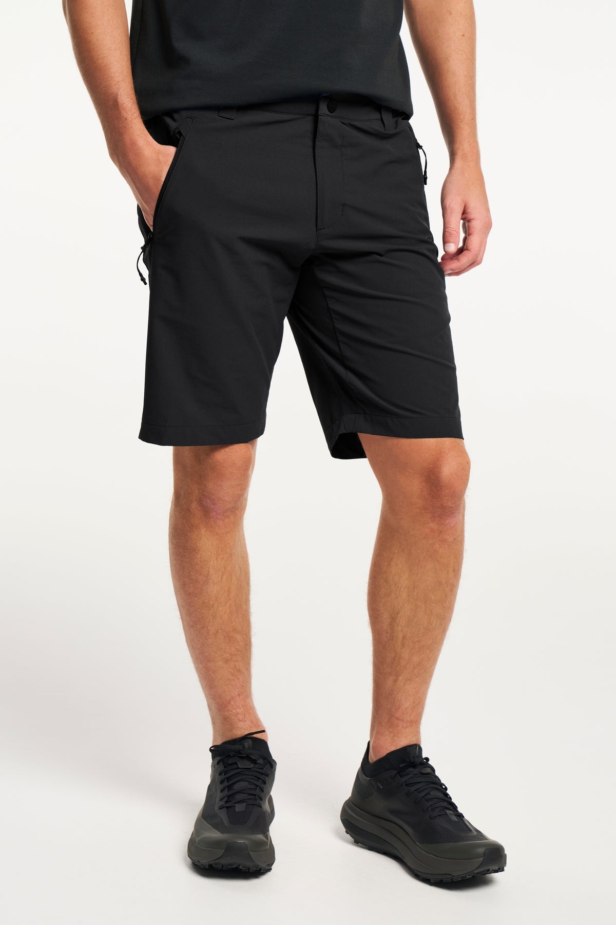 Tenson TXlite Stretch Shorts Men Schwarz, Produktansicht