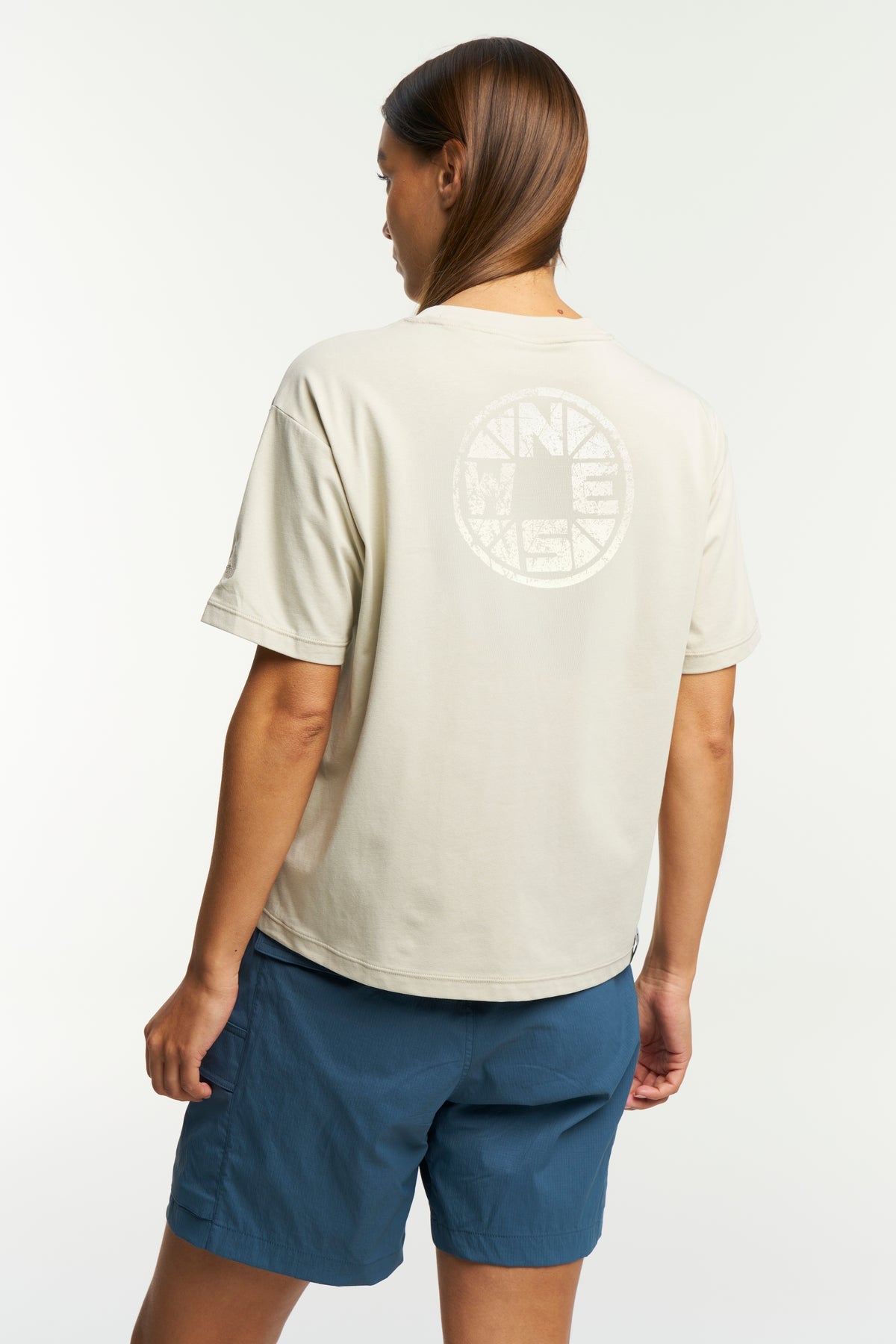 Tenson Camper Tee Women Hellbeige, Rückansicht