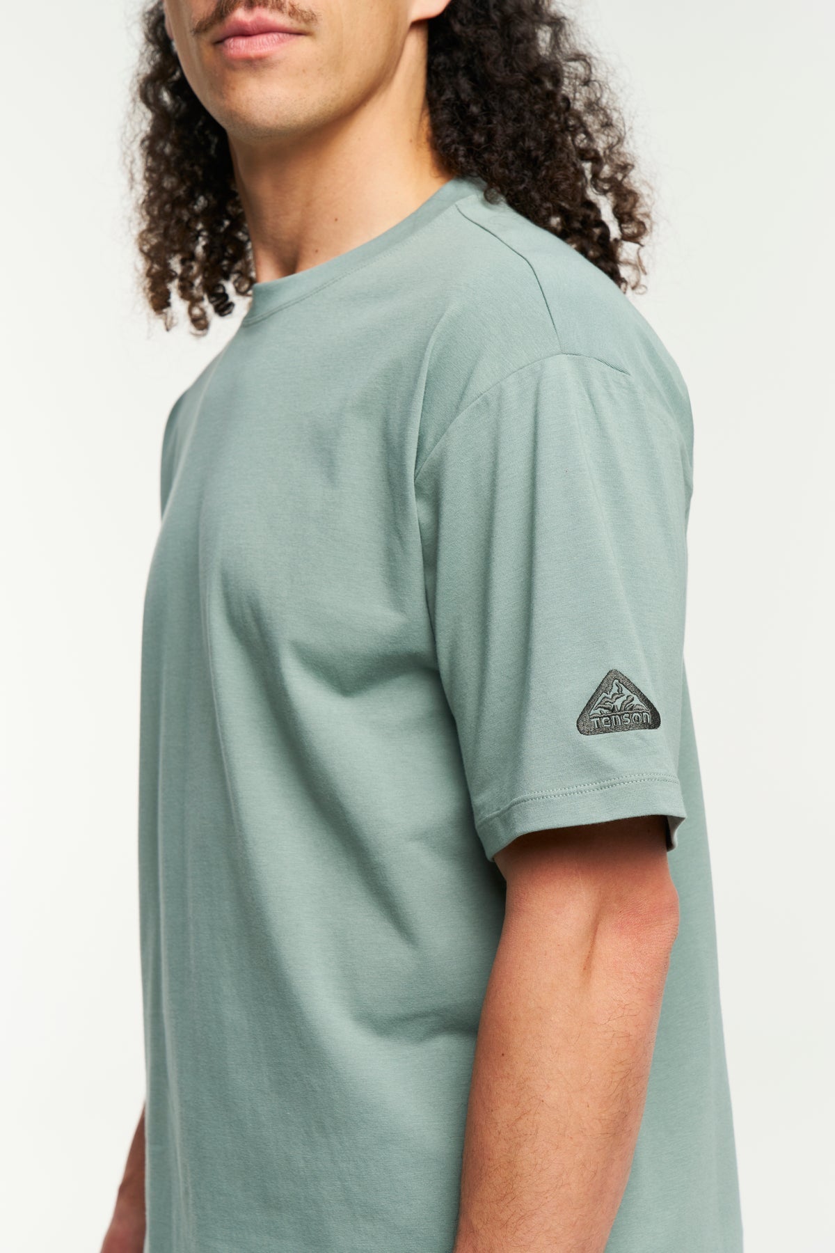 Tenson Camper Tee Men Graugrün, Produktansicht