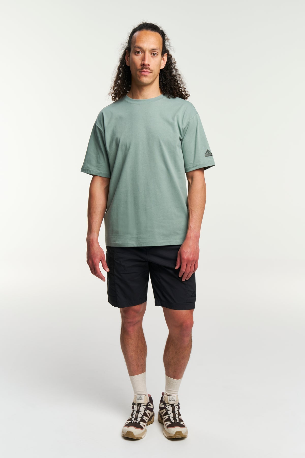 Tenson Camper Tee Men Graugrün, Produktansicht