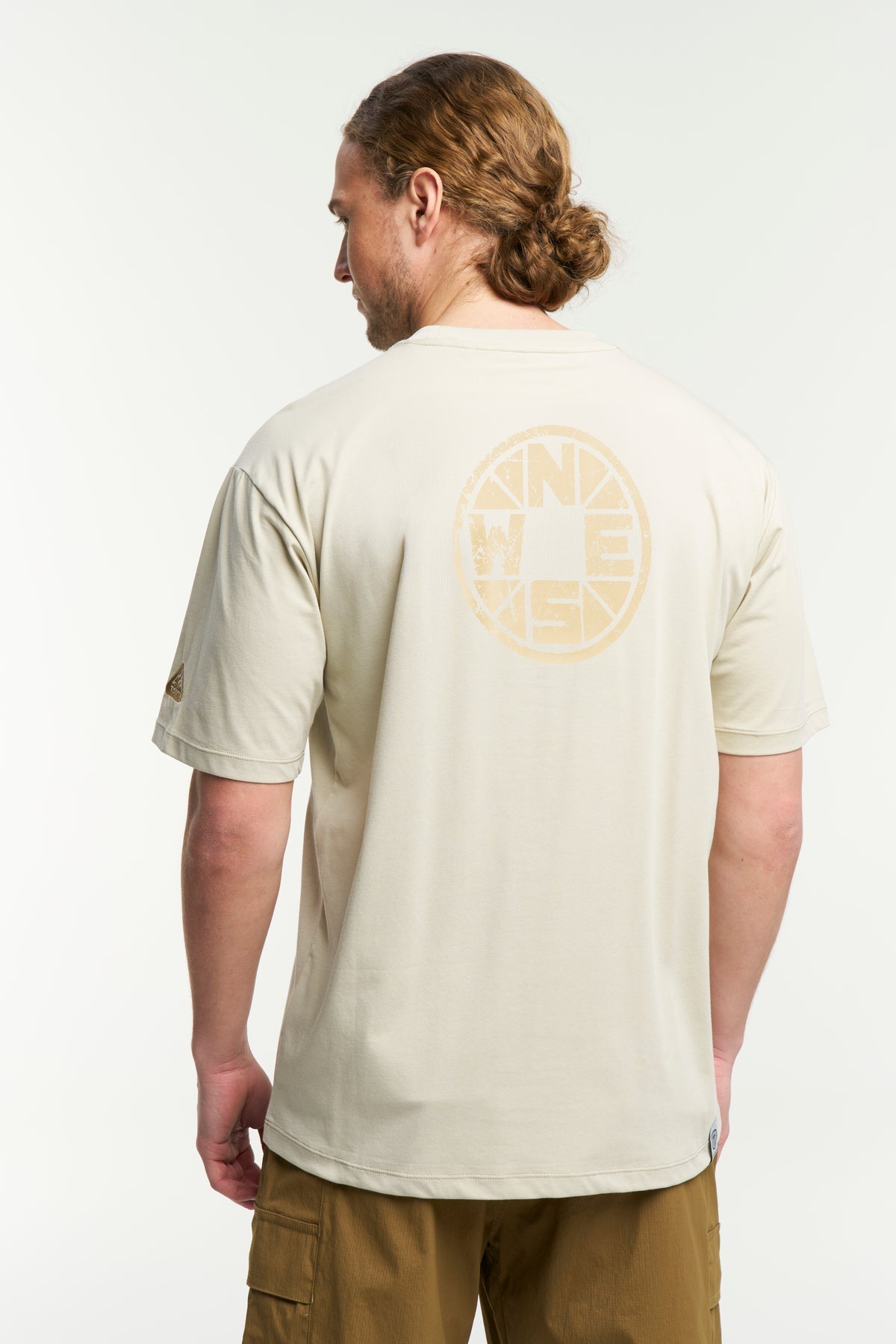 Tenson Camper Tee Men Hellbeige, Rückansicht