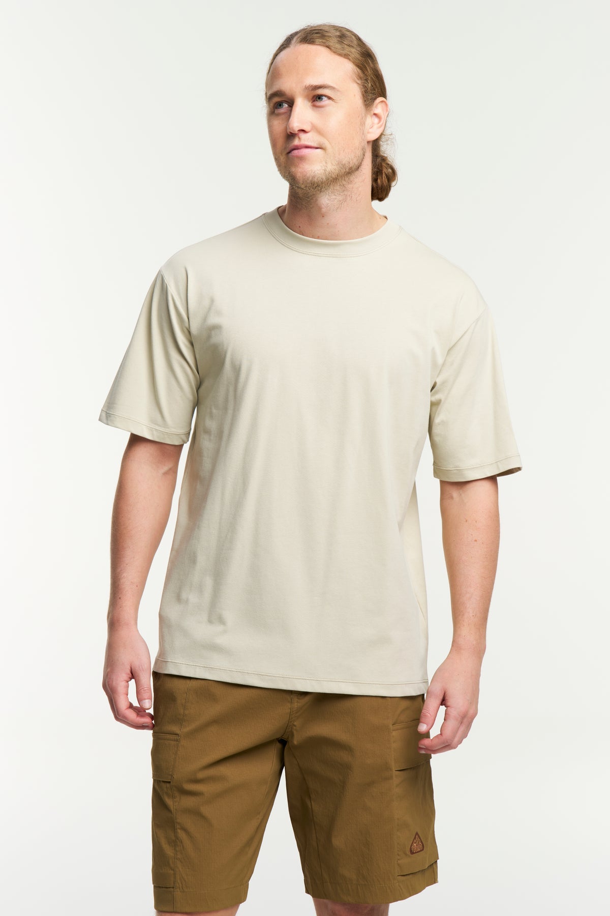 Tenson Camper Tee Men Hellbeige, Vorderansicht