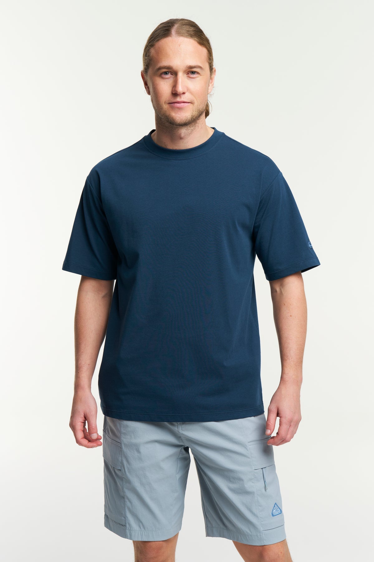 Tenson Camper Tee Men Dunkelblau, Vorderansicht