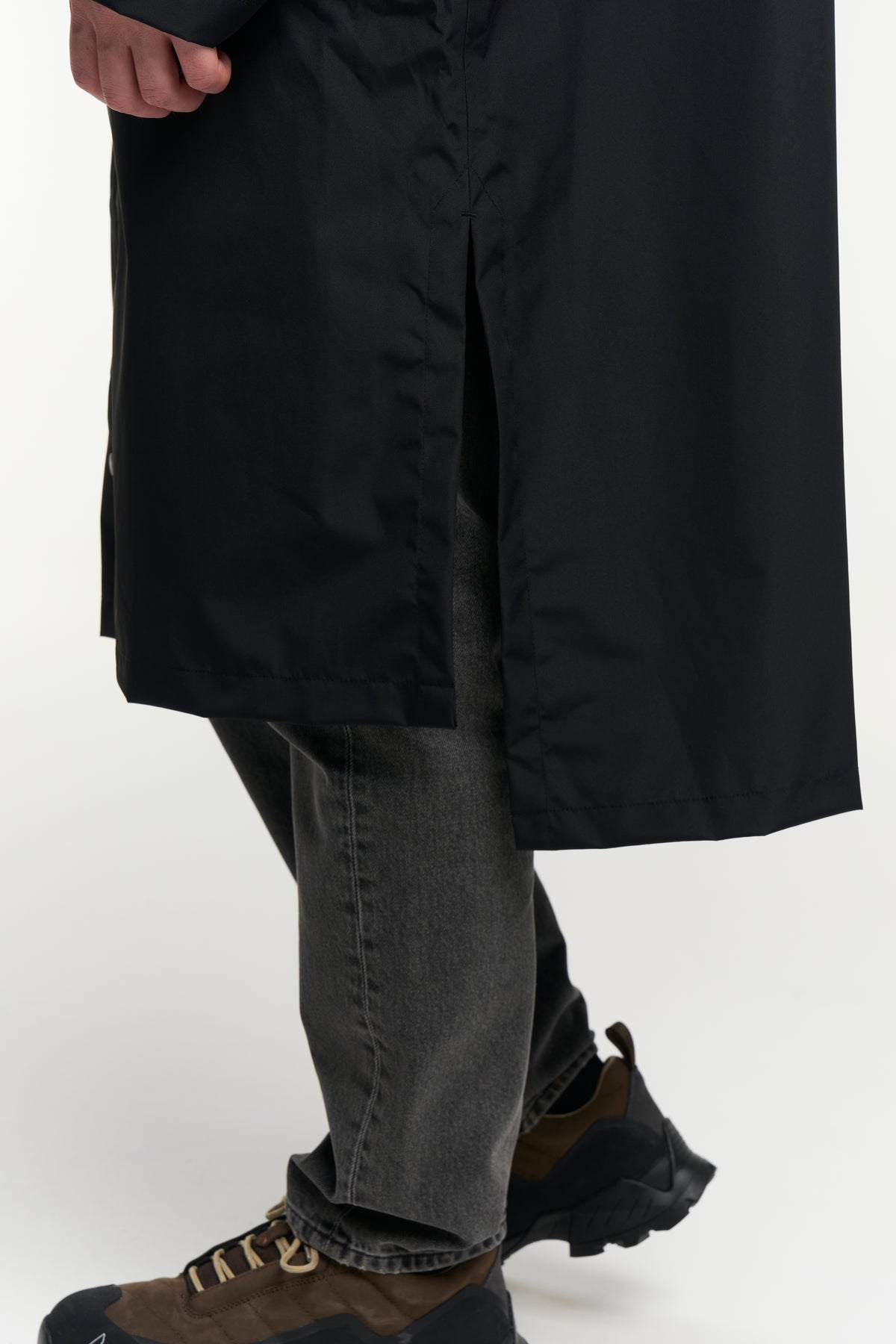 Tenson Drizzle Parka Unisex Schwarz, Produktansicht
