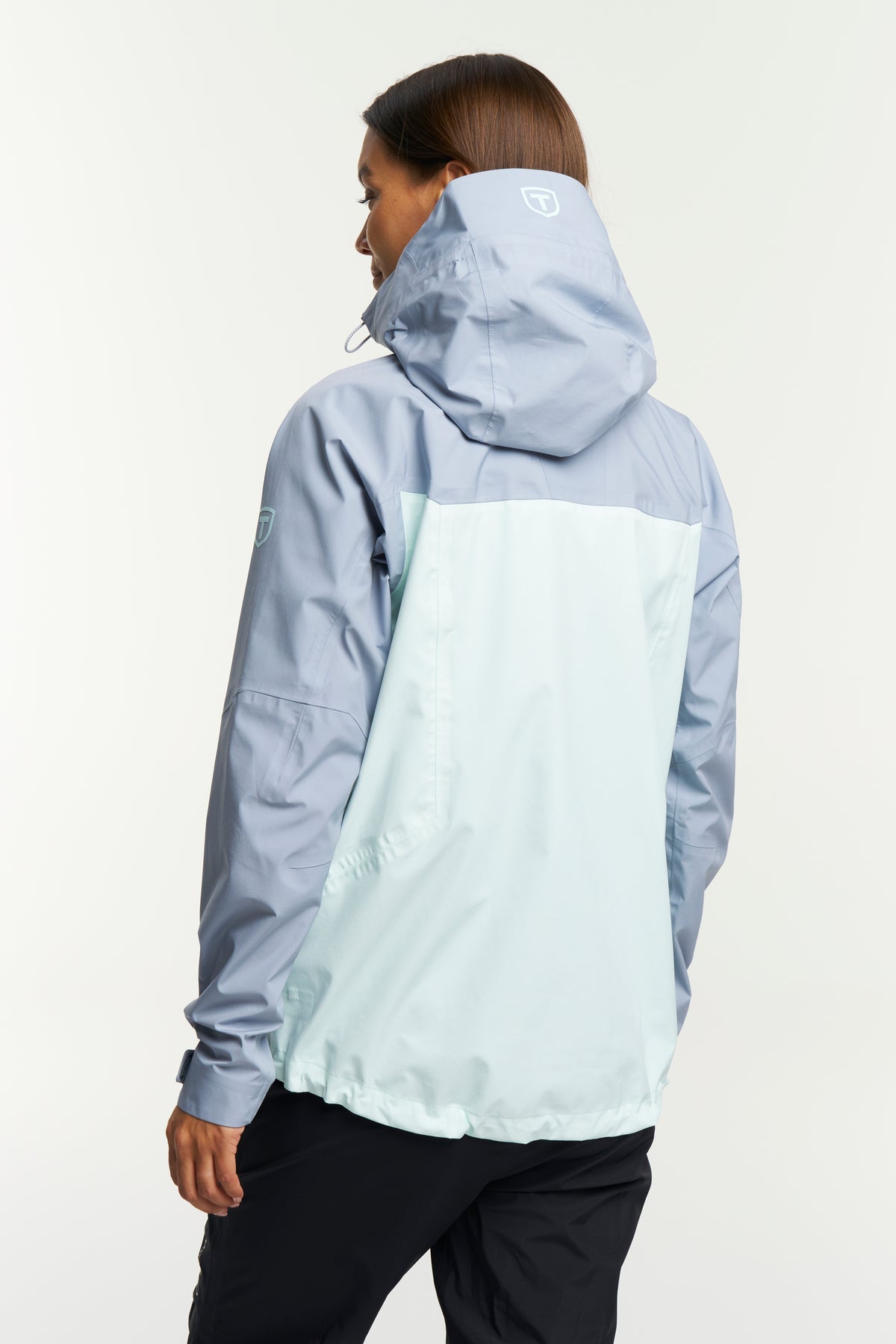 Tenson TXlite Scalloway Jacket Women Helltürkis, Rückansicht