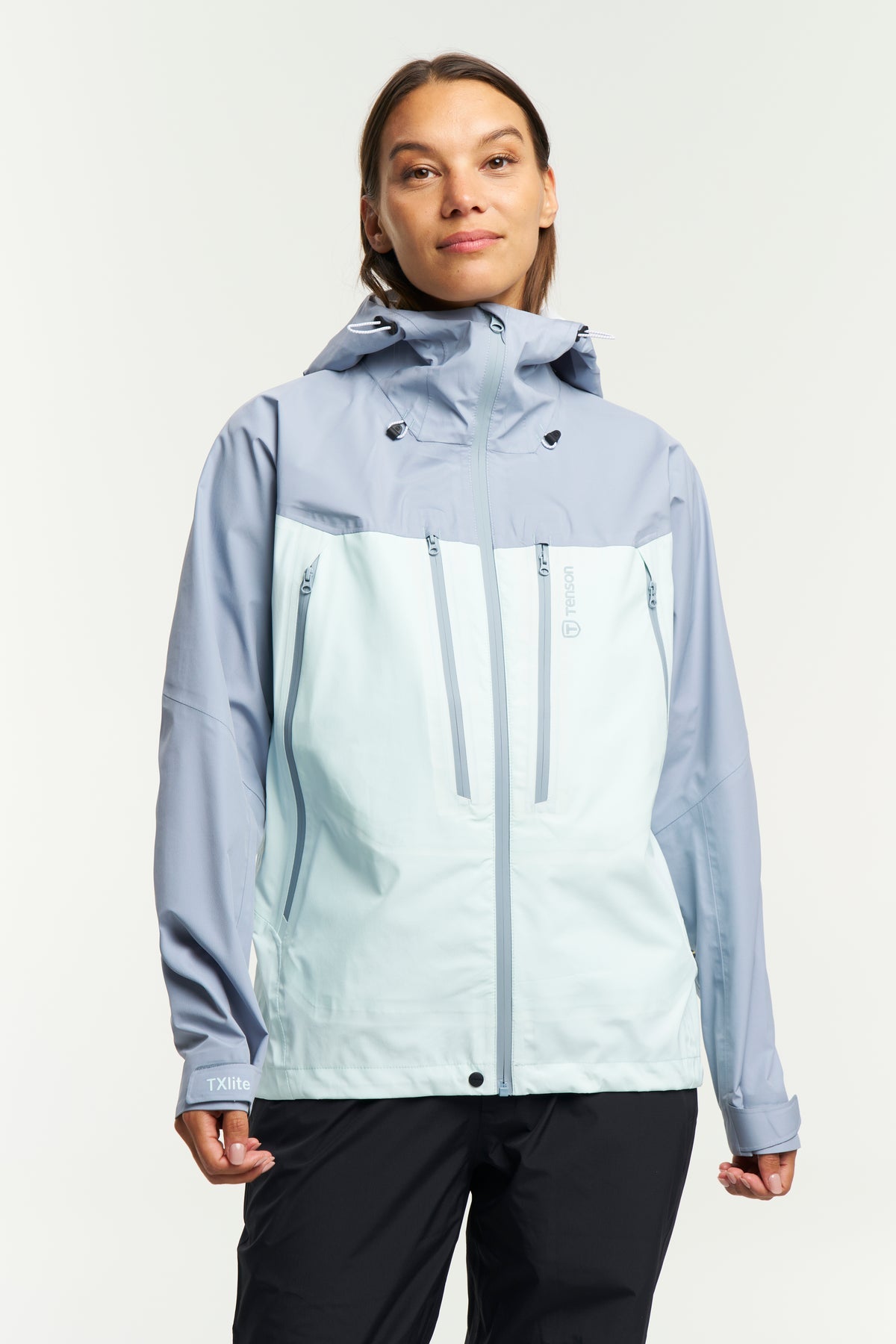 Tenson TXlite Scalloway Jacket Women Helltürkis, Vorderansicht