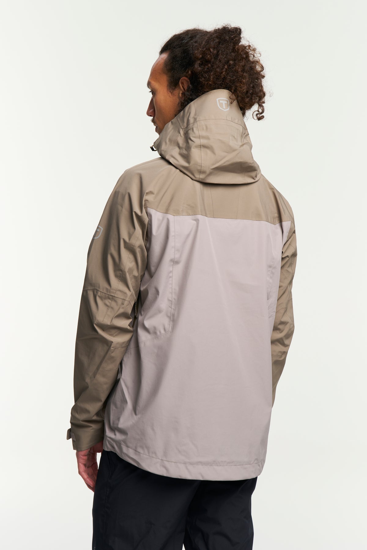 Tenson TXlite Scalloway Jacket Men Taupe, Rückansicht
