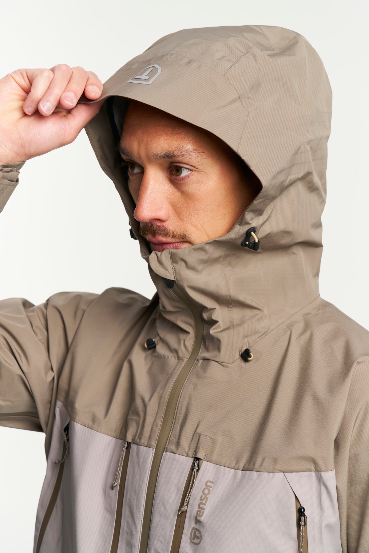 Tenson TXlite Scalloway Jacket Men Taupe, Produktansicht