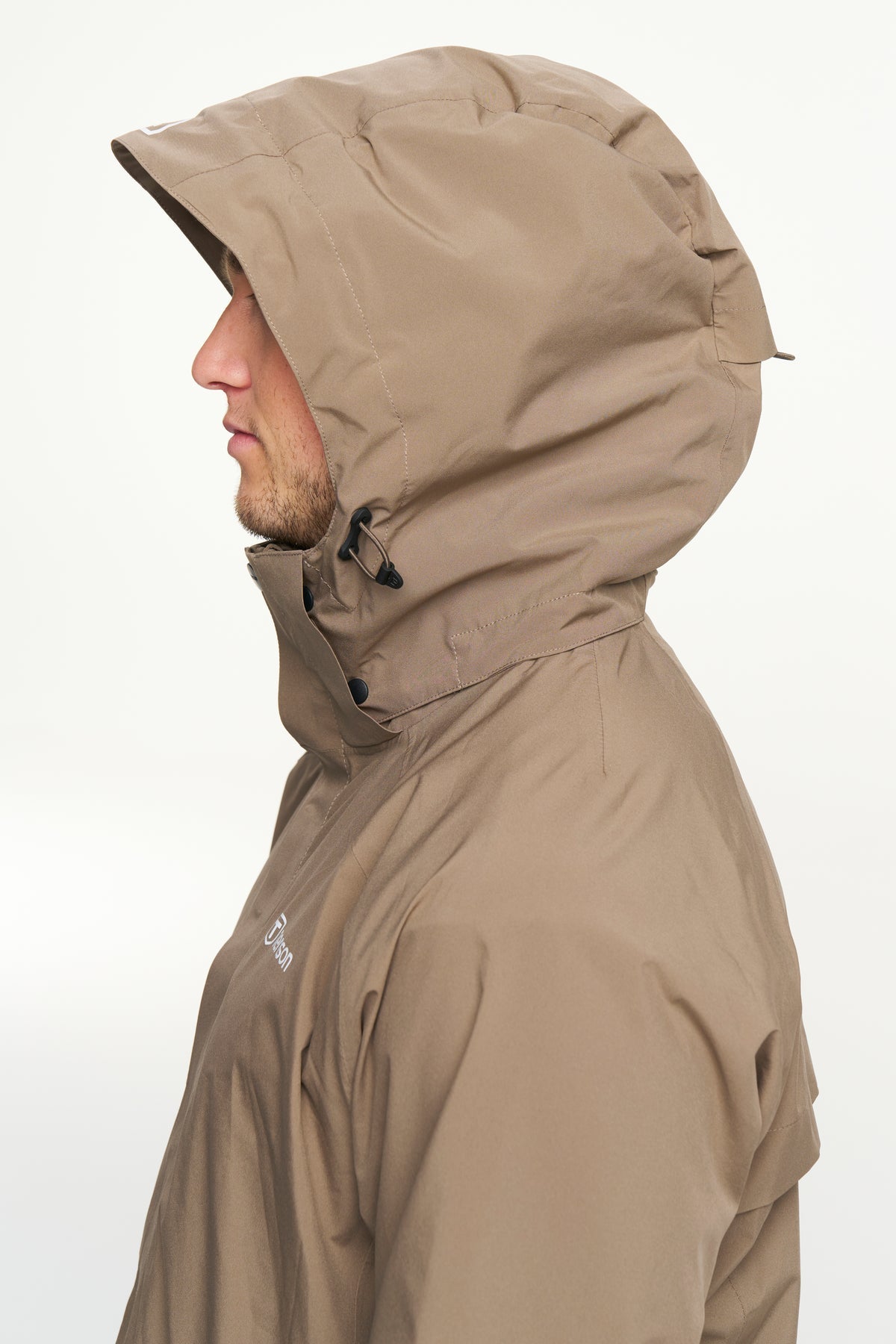 Tenson Biscaya Storm Rain Jacket Men Braun, Produktansicht