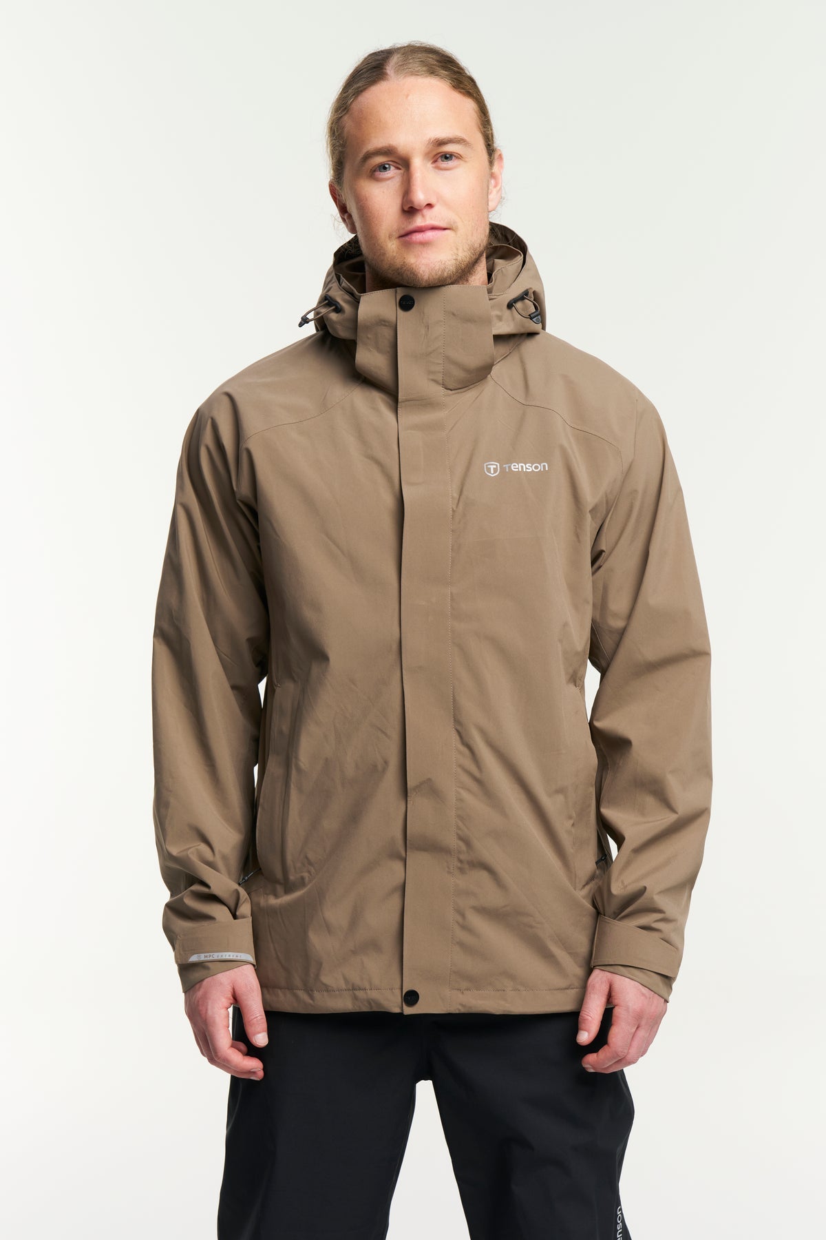 Tenson Biscaya Storm Rain Jacket Men Braun, Produktansicht