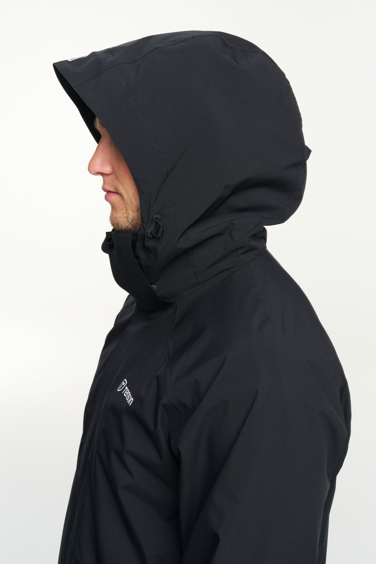 Tenson Biscaya Storm Rain Jacket Men Schwarz, Produktansicht