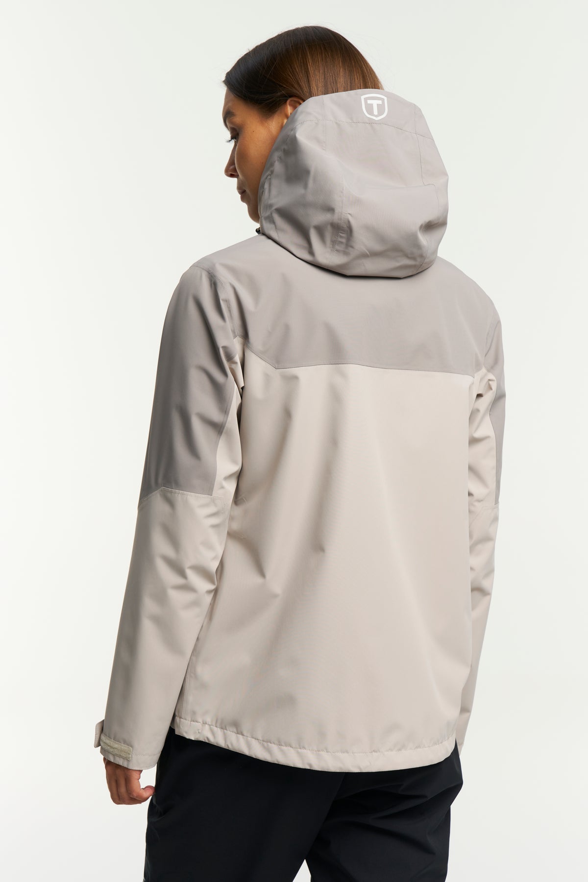 Tenson Winga Yoke Jacket Women Taupe, Rückansicht