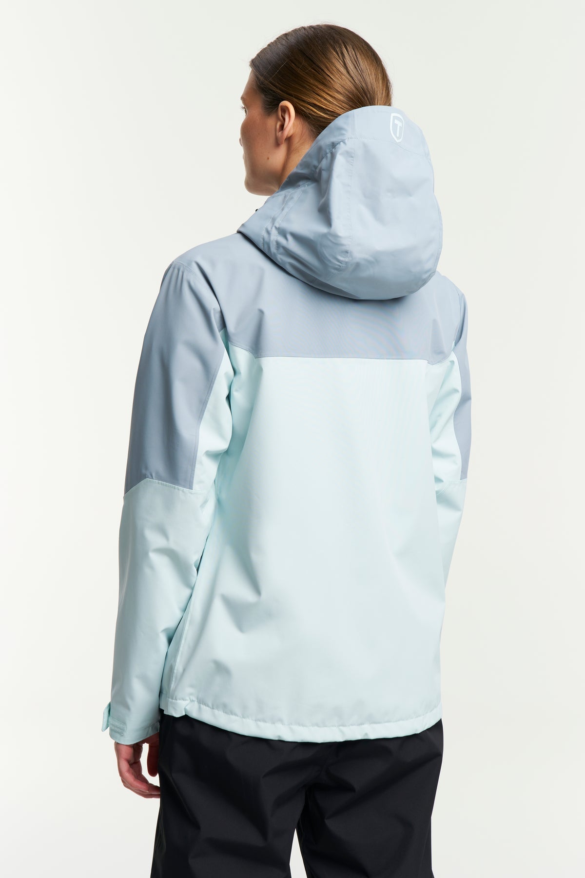 Tenson Winga Yoke Jacket Women Blau-Grau, Rückansicht
