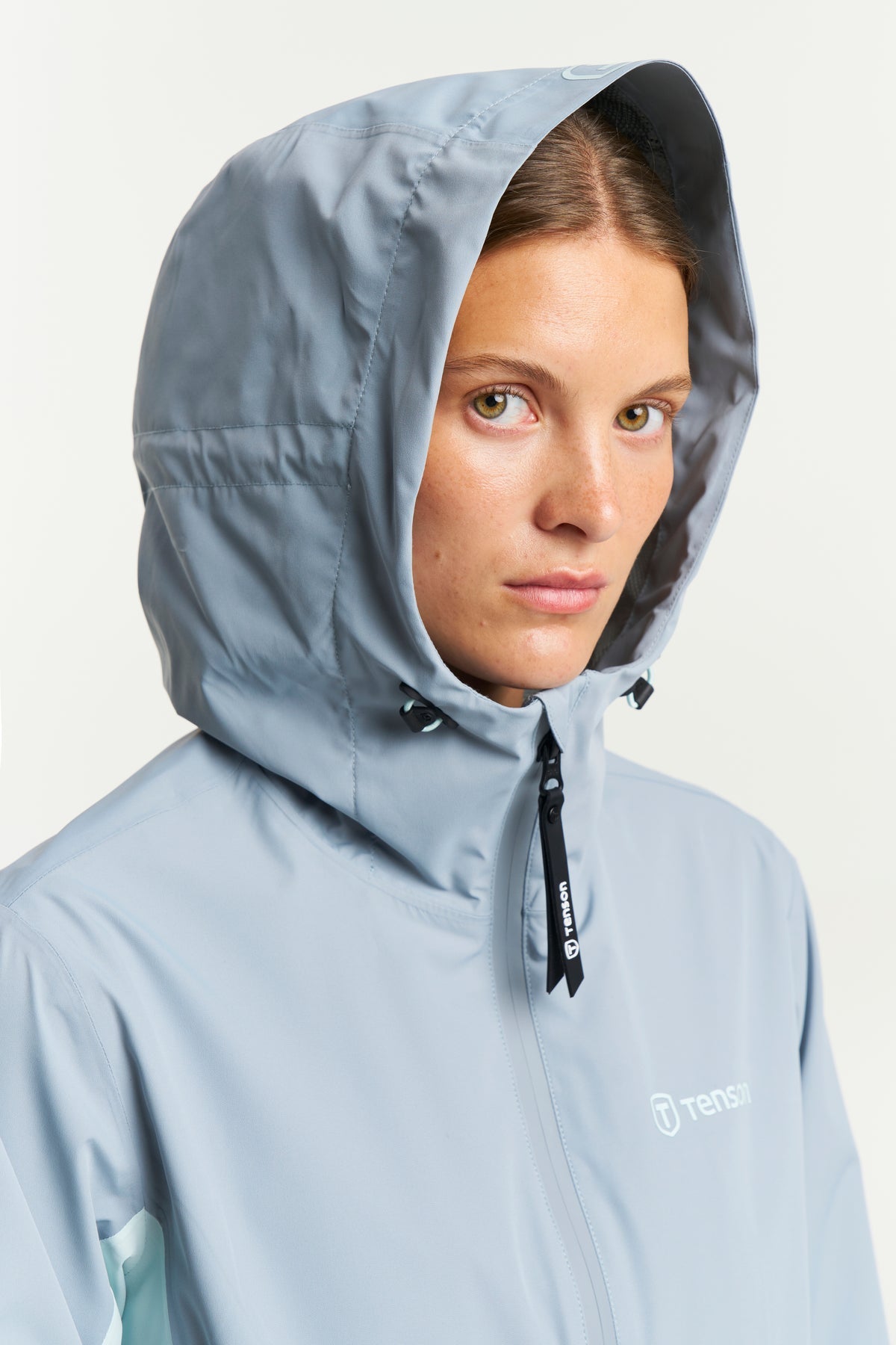Tenson Winga Yoke Jacket Women Blau-Grau, Produktansicht