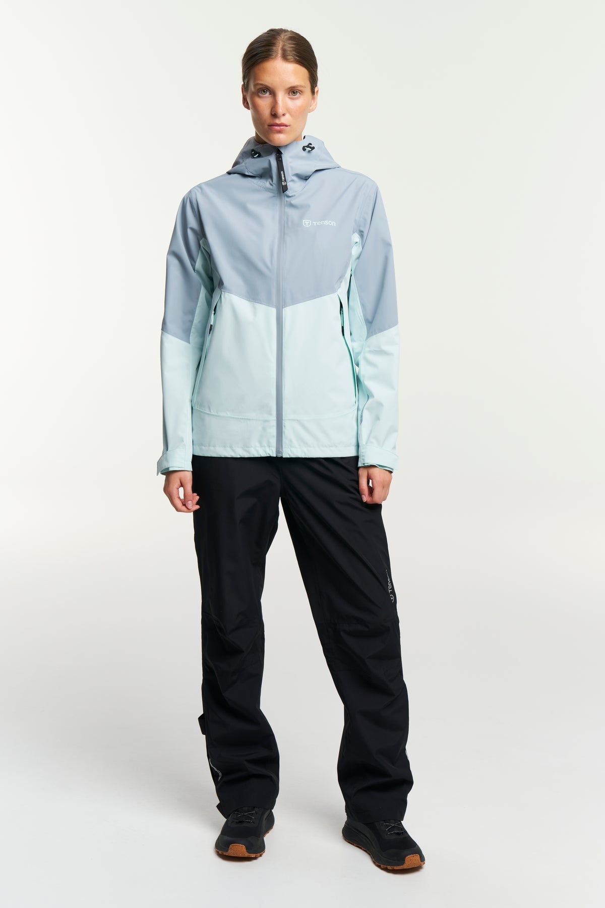 Tenson Winga Yoke Jacket Women Blau-Grau, Produktansicht